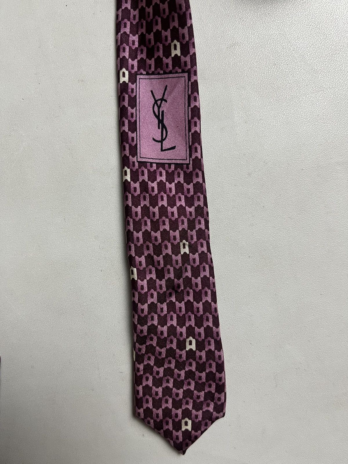Yves Saint Laurent 🔥HOT🔥Yves Saint Laurent Pour Homme multicolor tie Size ONE SIZE - 4 Thumbnail
