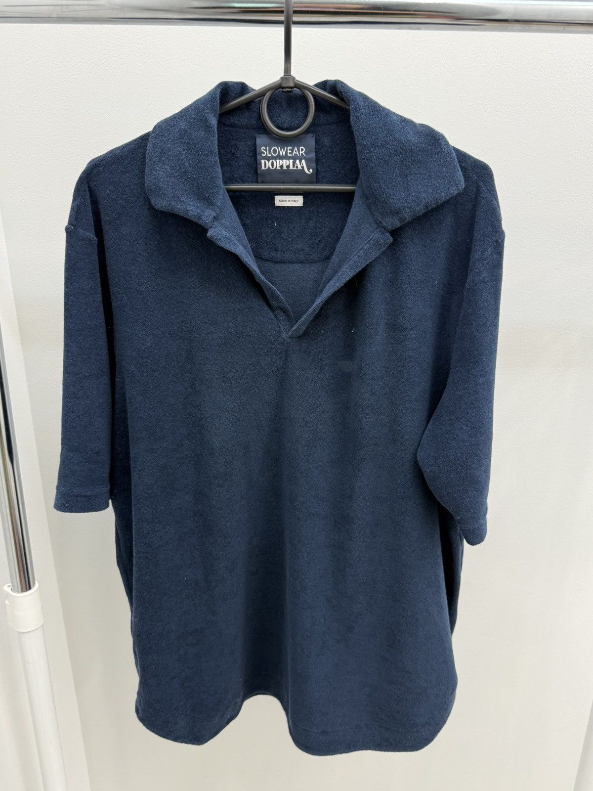 Doppiaa Doppiaa x Slowear Open Terry Polo Shirt Tee Size US XXL / EU 58 / 5 - 1 Thumbnail