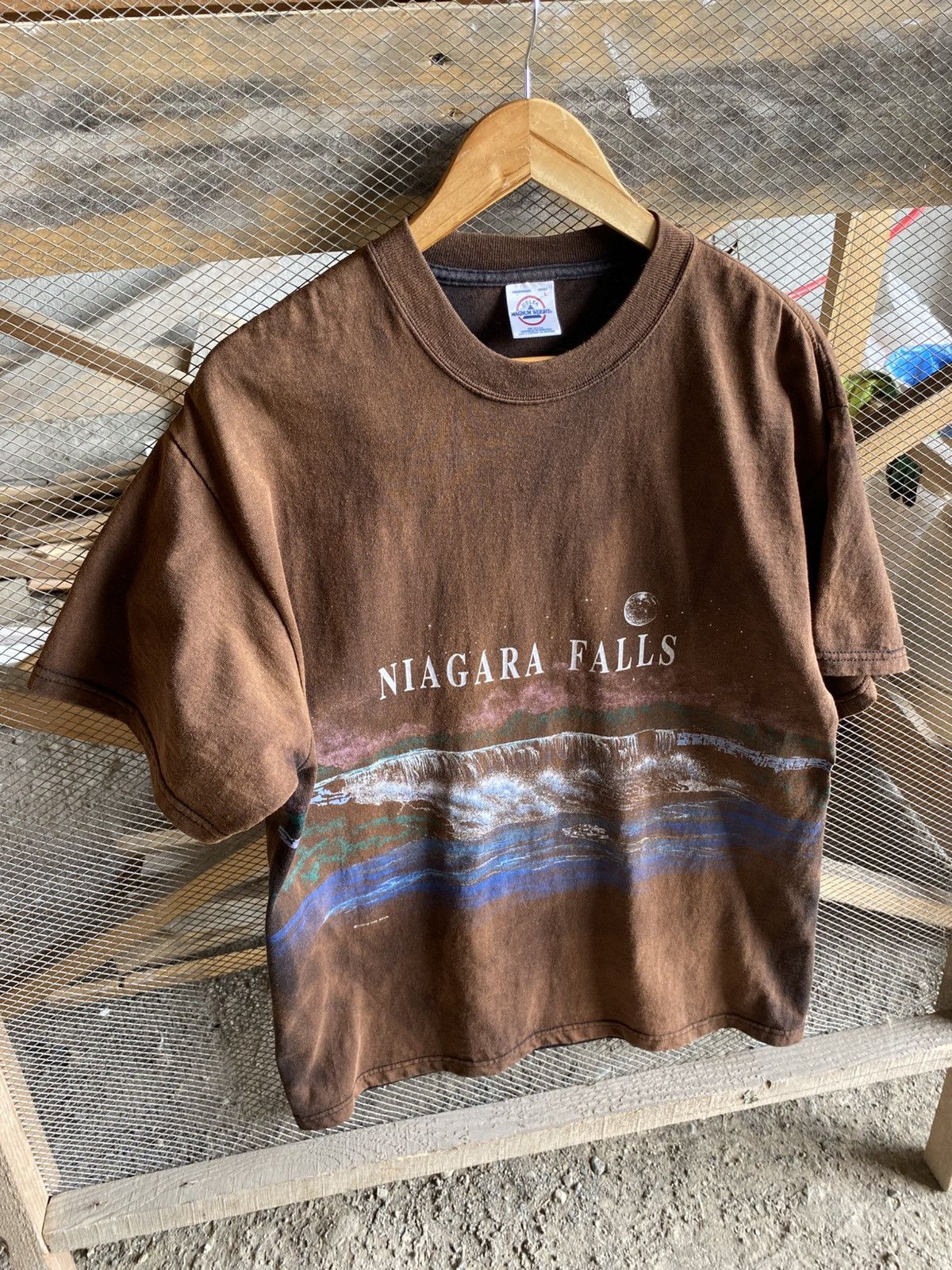 Vintage VINTAGE SUN FADED Niagara Falls T-SHIRT Size US L / EU 52-54 / 3 - 2 Thumbnail
