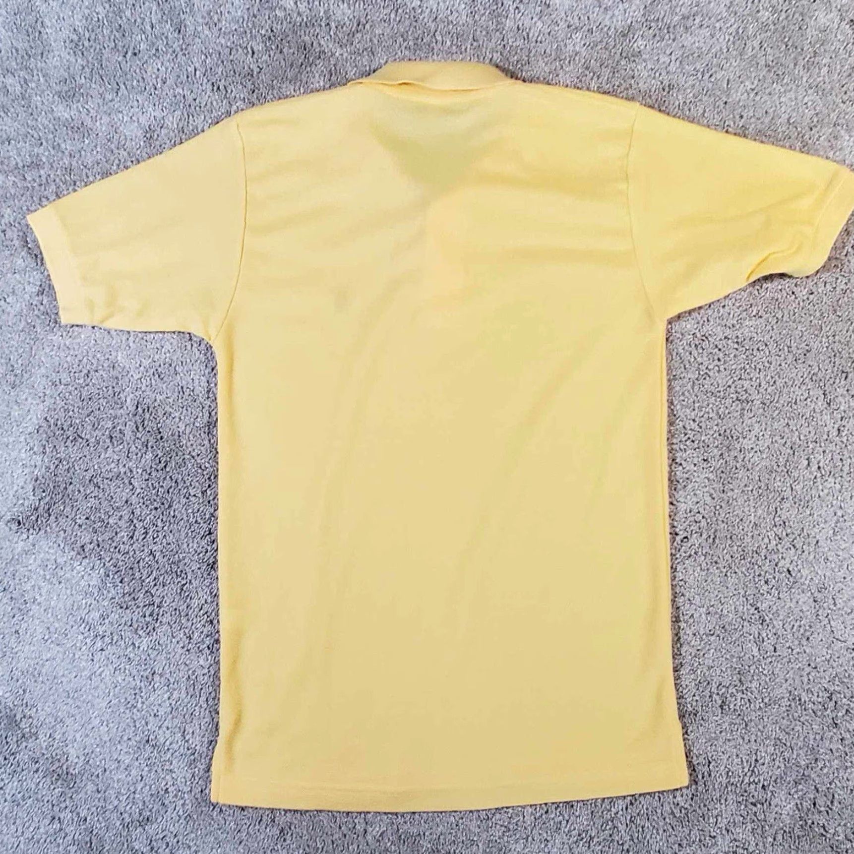 Ralph Lauren VINTAGE Ralph Lauren Polo Shirt Mens M Yellow Solid RL Pony Logo Button Polo Shirt Size US M / EU 48-50 / 2 - 4 Thumbnail