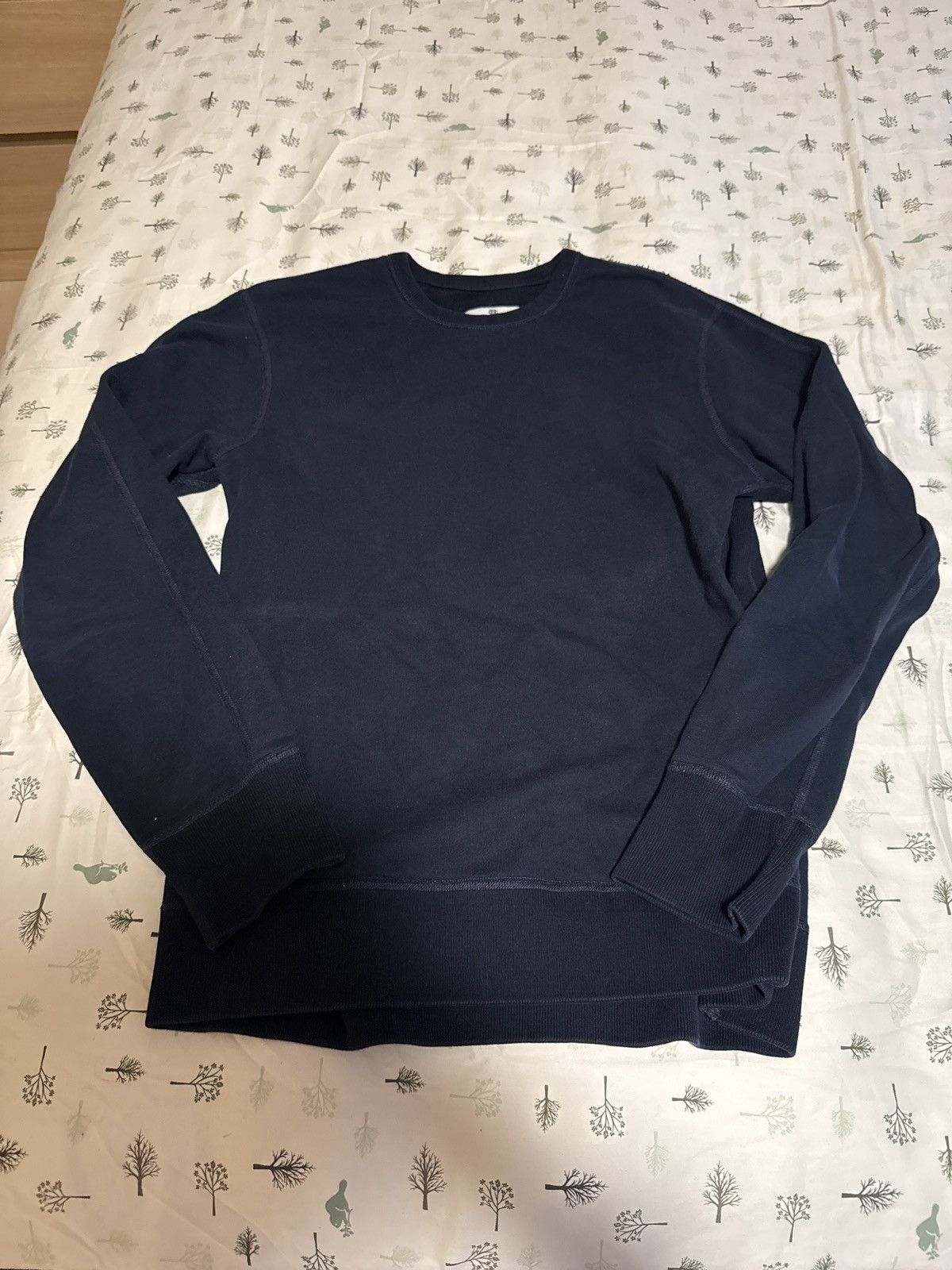 Reigning Champ Reigning Champ Navy Midweight Crewneck Size US S / EU 44-46 / 1 - 2 Thumbnail