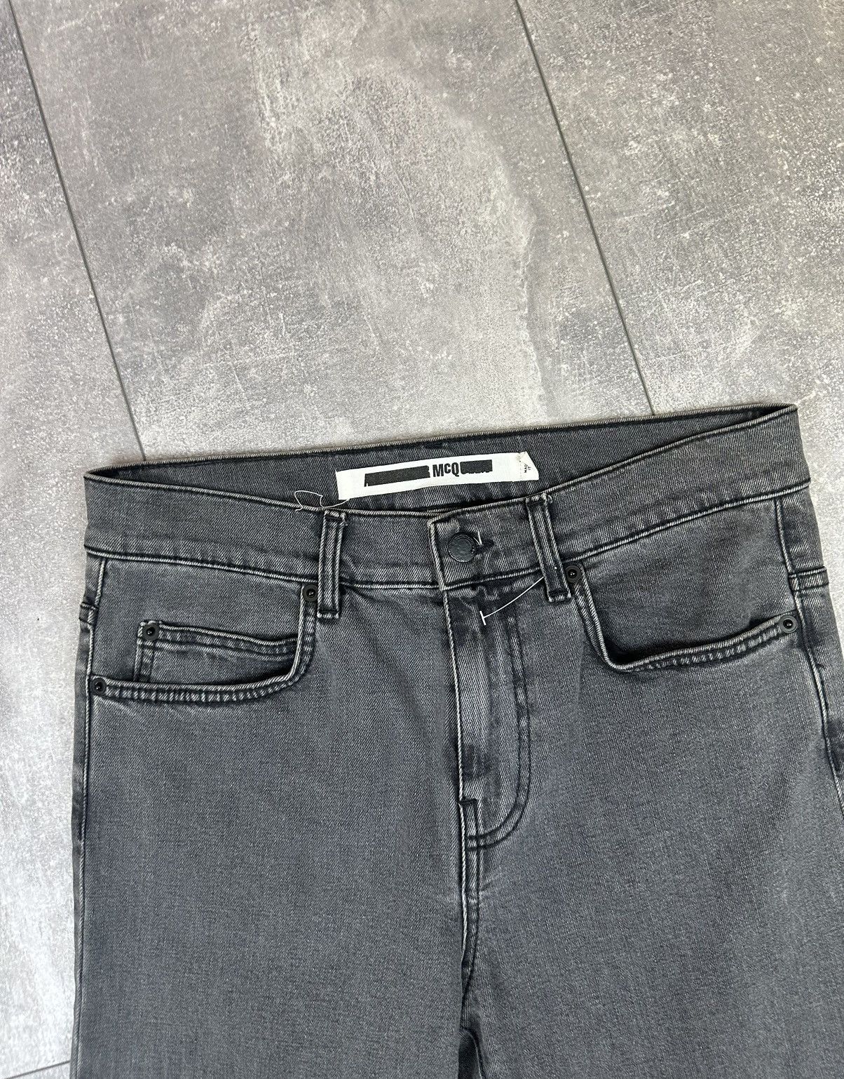 Alexander McQueen Alexander McQueen Vintage Luxury Grey Jeans Size US 29 - 8 Thumbnail