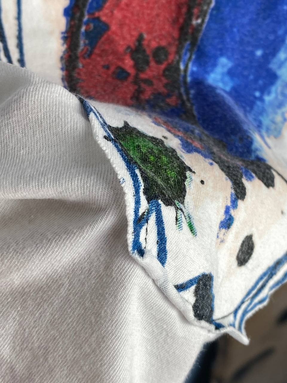 Desigual × Japanese Brand Desigual T Shirt Tee Overprint Abstract Print Short Sleeve Size US XL / EU 56 / 4 - 5 Thumbnail