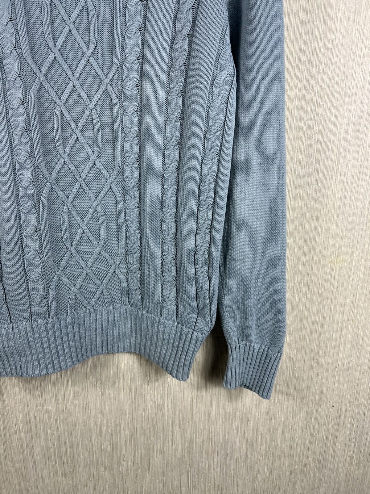 Lacoste Lacoste vintage washed cable knit sweater luxury old money Size US M / EU 48-50 / 2 - 5 Thumbnail