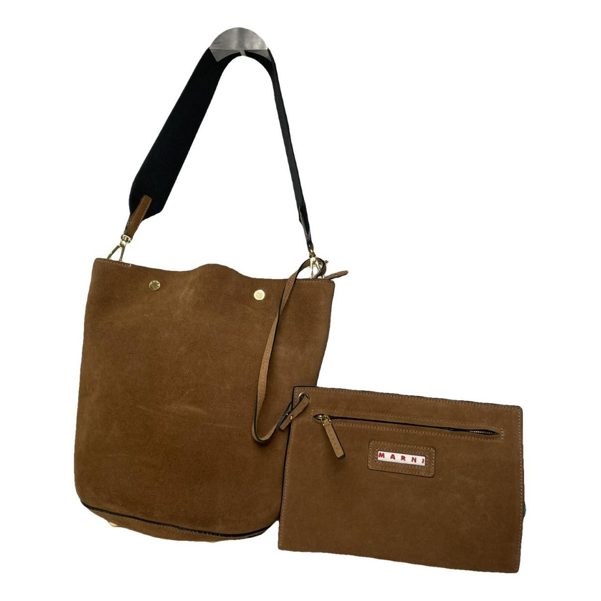 Marni Brown Leather Handbag Size ONE SIZE - 1 Thumbnail