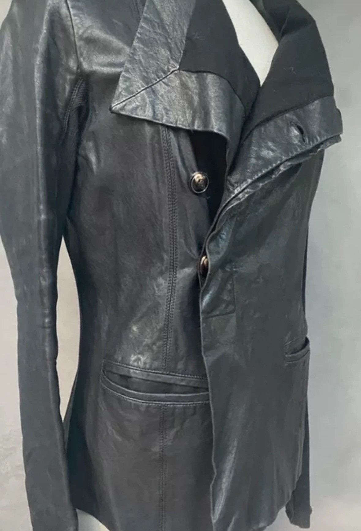 Rick Owens Rick Owens Classic Sheepskin Black Coat2412-Nextarrow Size US S / EU 44-46 / 1 - 3 Thumbnail
