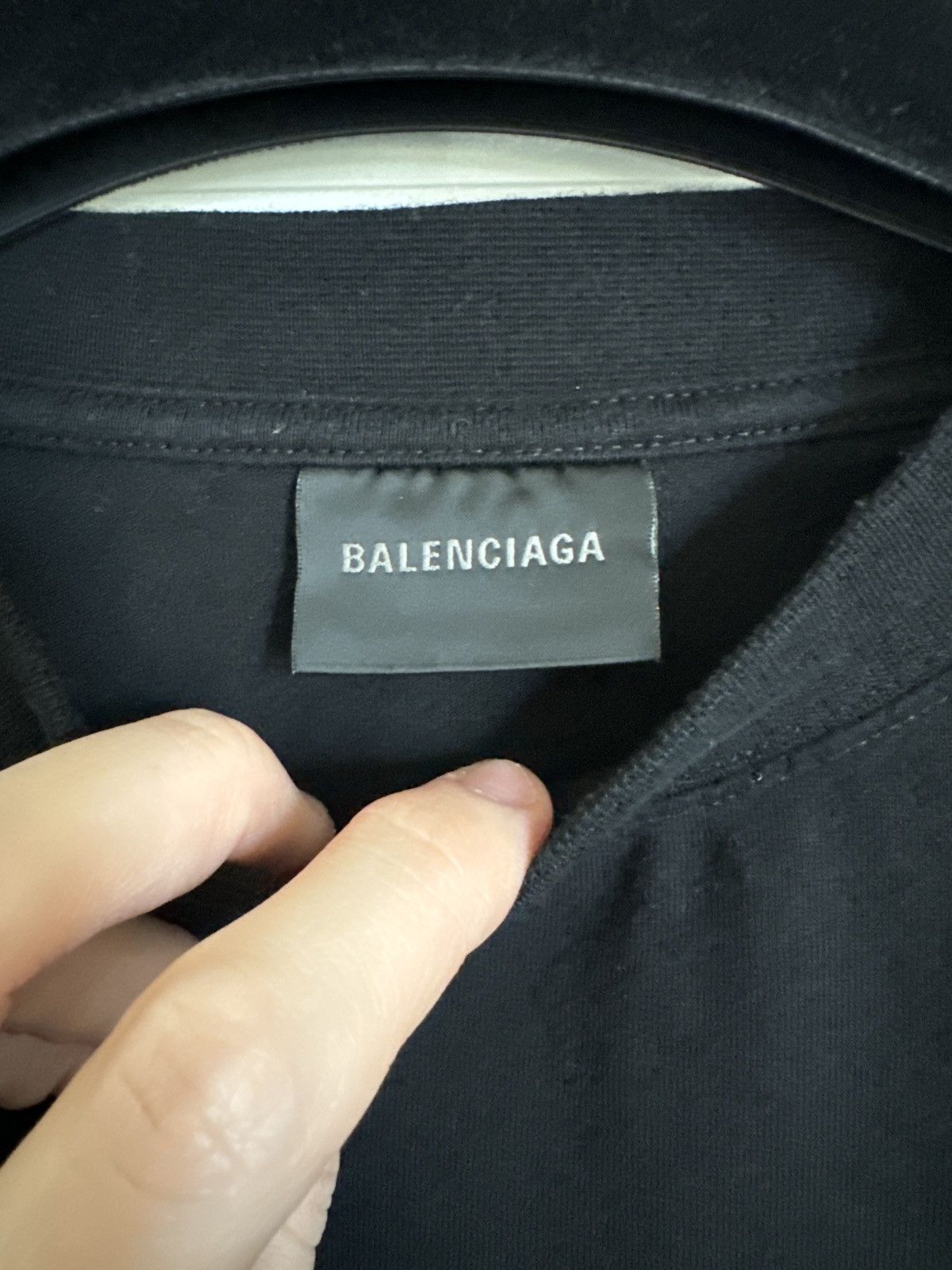 Balenciaga Balenciaga Spring 24 Darkwave Heavy Metal Fitted Longsleeve Size US L / EU 52-54 / 3 - 16 Thumbnail