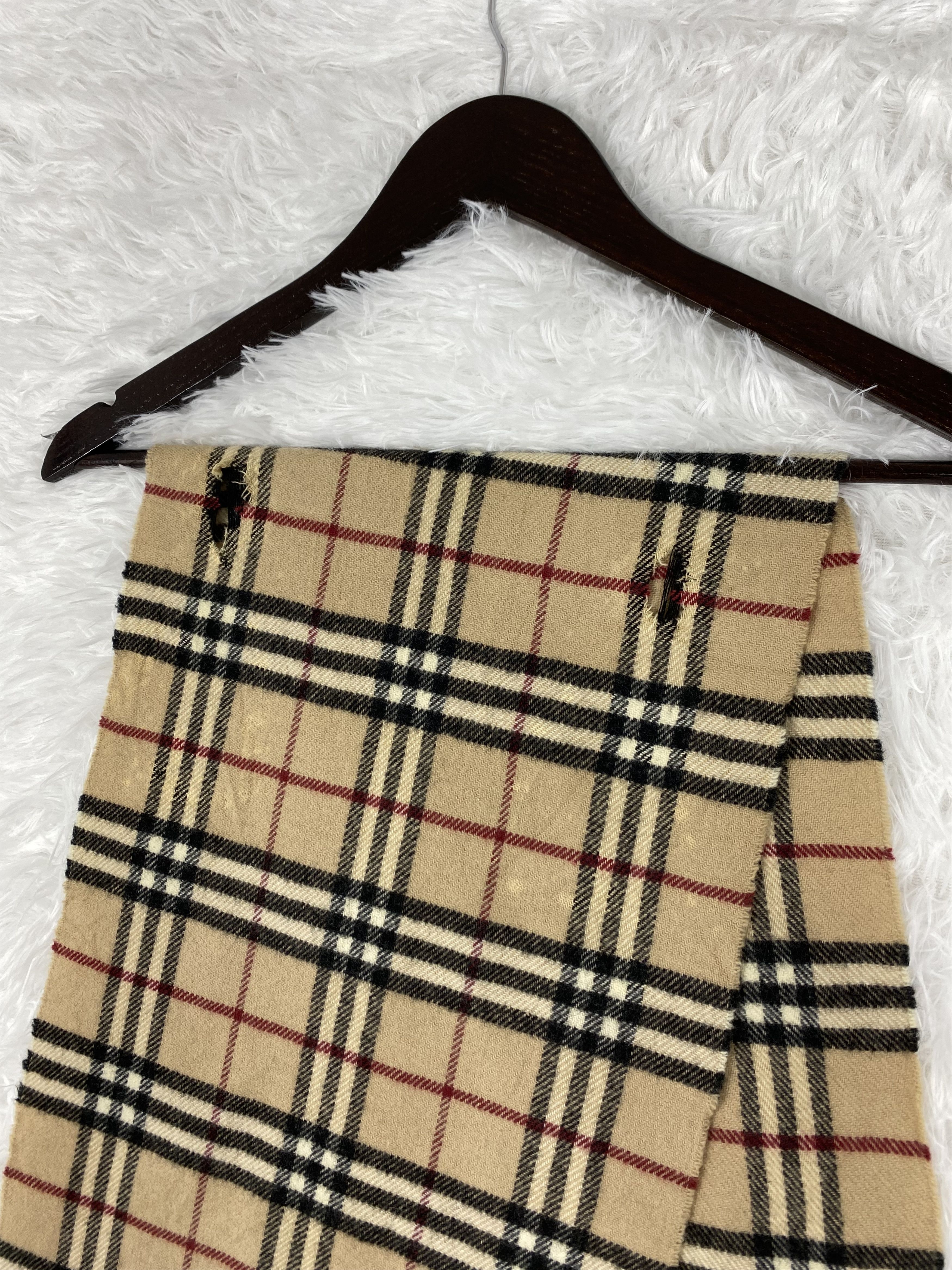 Burberry Vintage Burberry Scarf / Muffler Neckwear PM0066 Size ONE SIZE - 4 Thumbnail