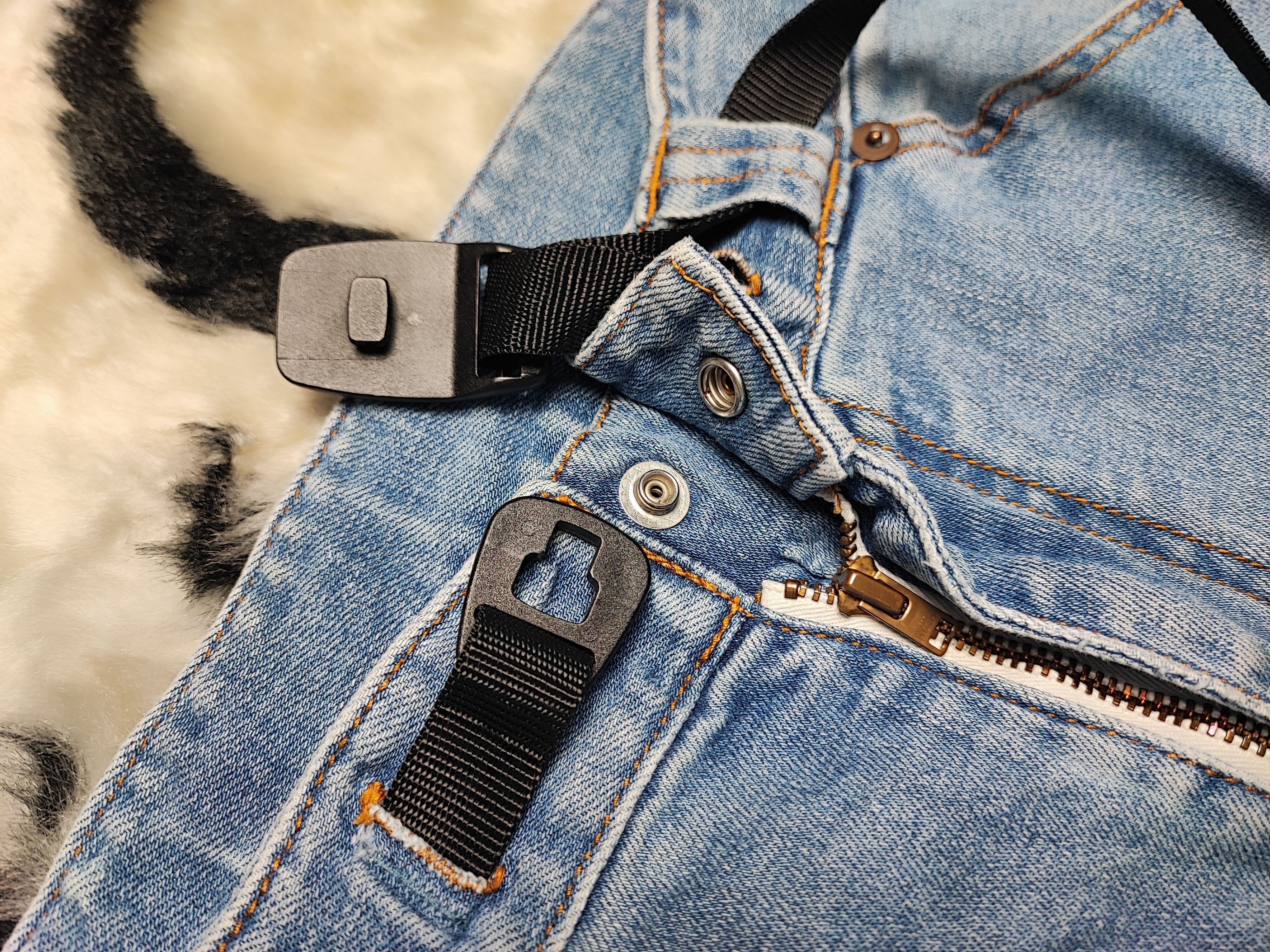 Gramicci Skinny Distressed Denim by Gramicci Size US 31 - 22 Thumbnail