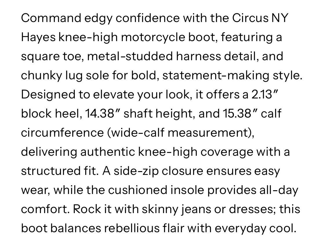 Sam Edelman New no Box Circus NY by Sam Edelman Motorcycle Knee High Size US 6 / IT 36 - 4 Thumbnail