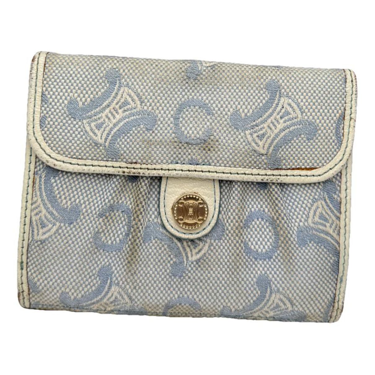 Celine Triomphe White Leather Wallet Size ONE SIZE - 1 Thumbnail