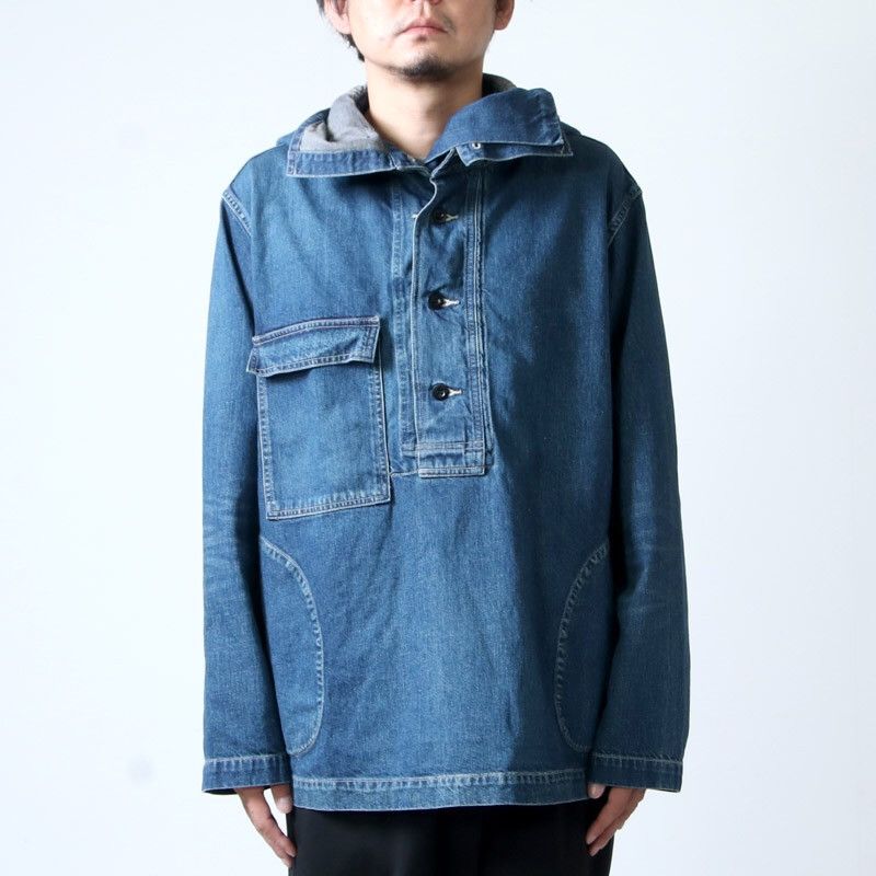 Engineered Garments (Ordinary Fits) Re:Ordinary Gunner Smock Denim Anorak Parka Size US M / EU 48-50 / 2 - 9 Thumbnail