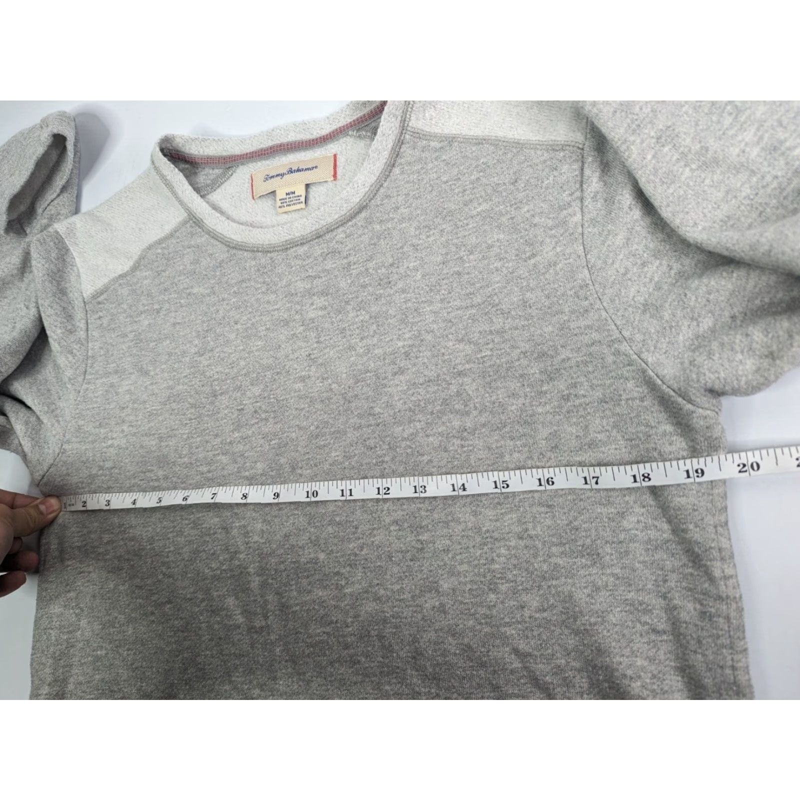 Tommy Bahama Tommy Bahama Sweatshirt Men M Grey Marlin Logo Fleece Pullover Crew Neck Size US M / EU 48-50 / 2 - 6 Thumbnail