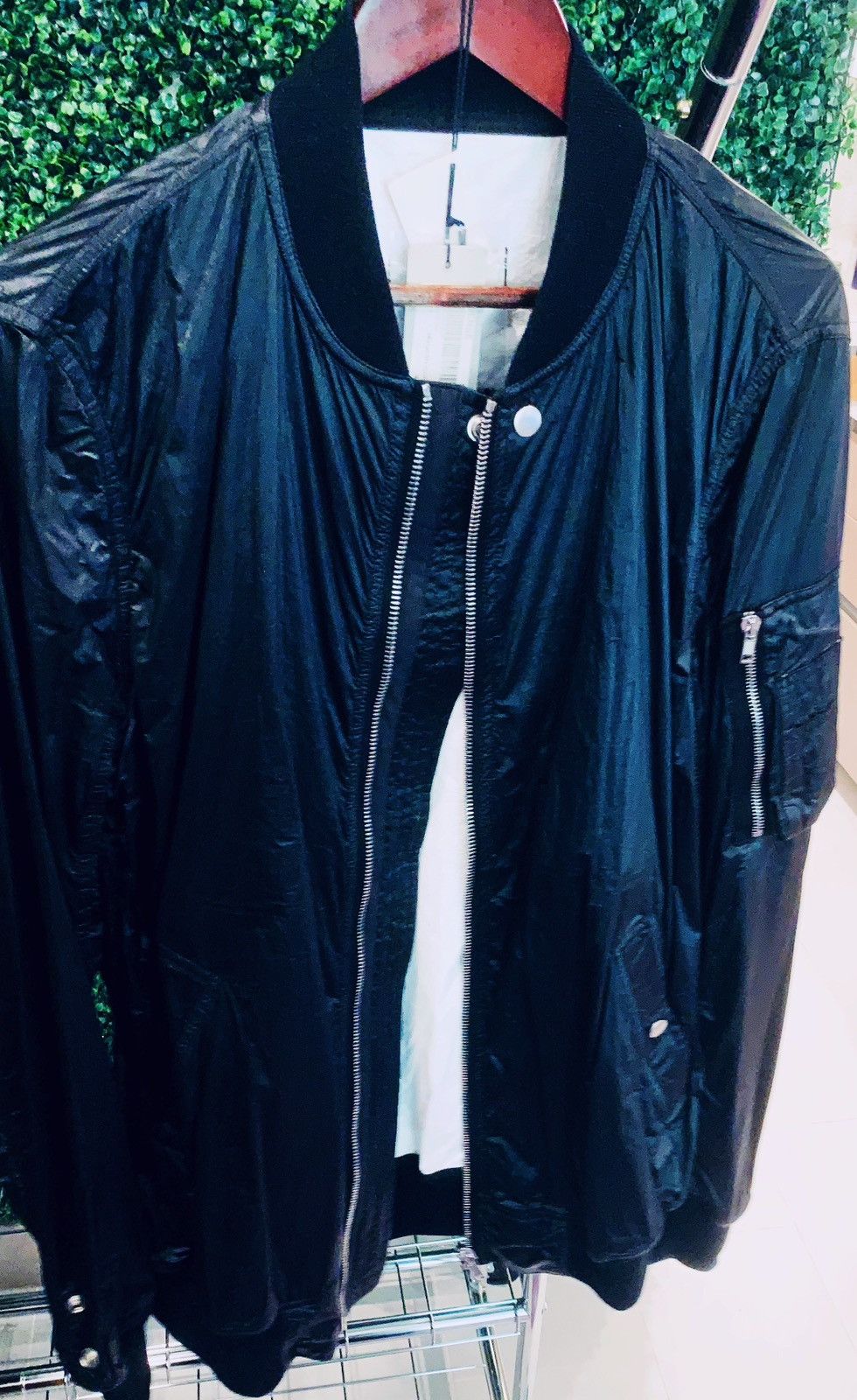 Rick Owens Drkshdw Rick Owens Drkshdw Black Flight Jacket, XL Size US XL / EU 56 / 4 - 2 Thumbnail