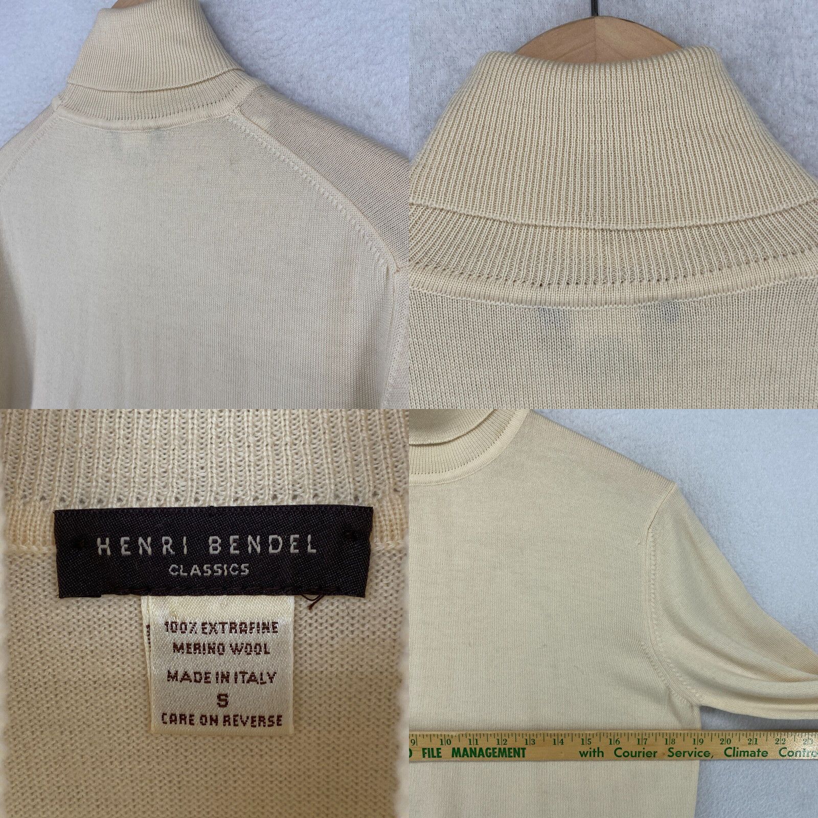 Vintage Henri deals Bendel Wool Sweater