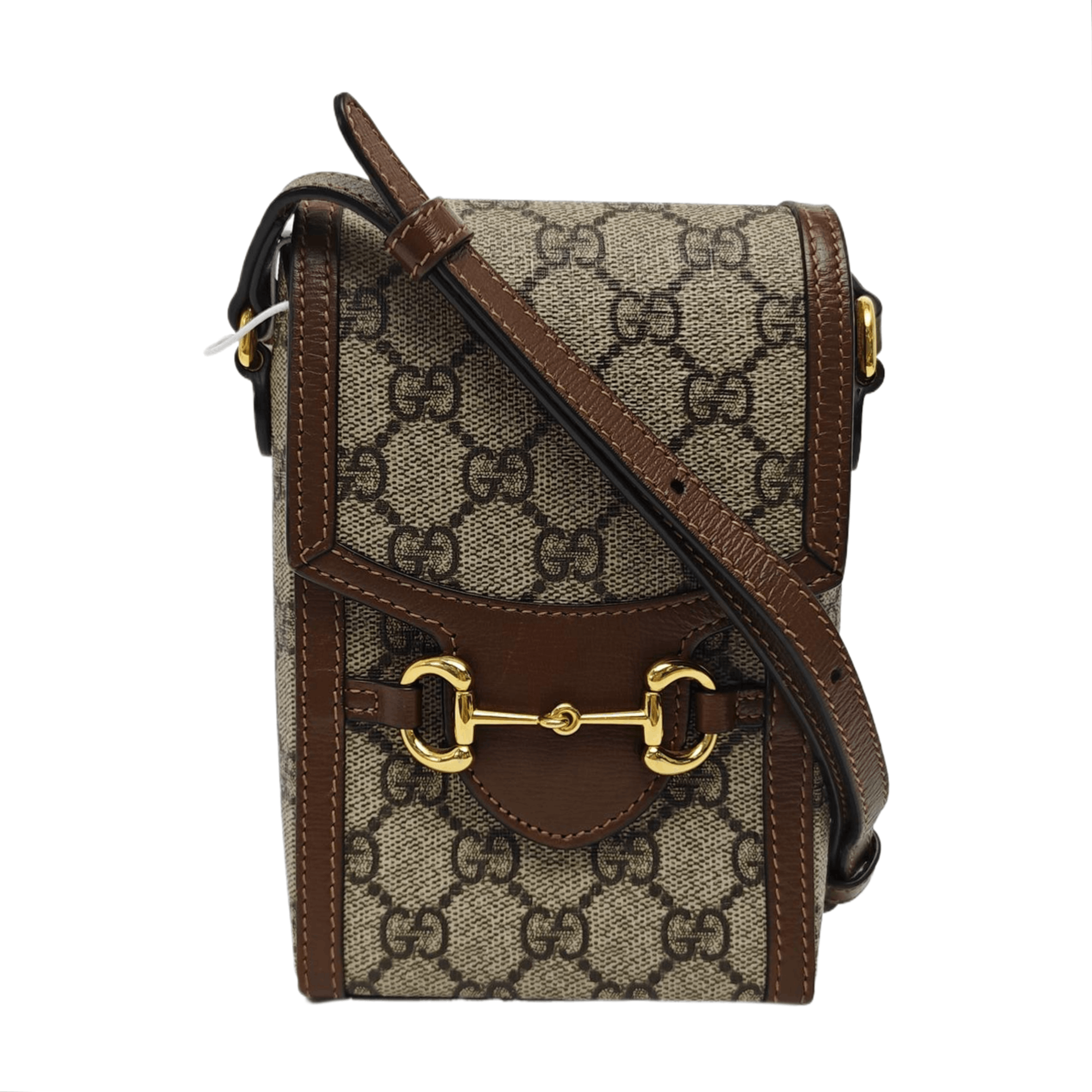 Gucci Gucci Horsebit 1955 Mini Canvas Shoulder Bag One Size Size ONE SIZE - 1 Thumbnail