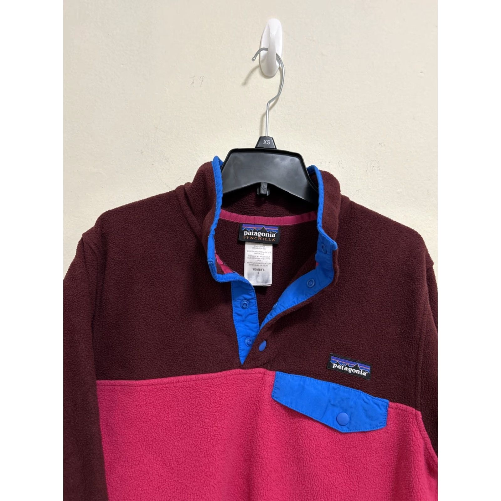 Patagonia Patagonia Synchilla Pullover Womens Small Radiant Magenta Fleece Snap T Lightweight Casual Sleeveless? Size S / US 4 / IT 40 - 2 Thumbnail