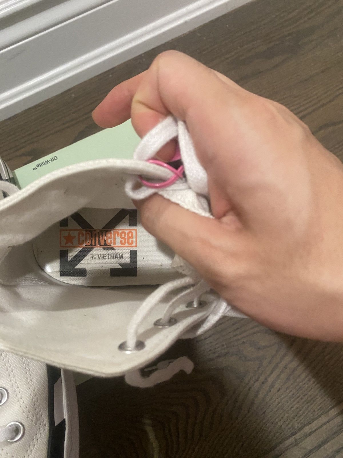 Converse × Off-White Off White Converse 2.0 Size US 10.5 / EU 43-44 - 4 Thumbnail