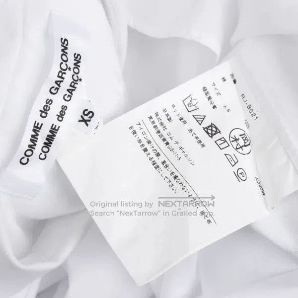 Comme des Garcons Comme Des Garcons White vintage lace design sense shirt to Size XS / US 0-2 / IT 36-38 - 8 Thumbnail