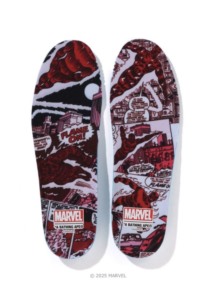 Bape Authentic ape bape bape sta x marvel F4 the human torch new Size US 9 / EU 42 - 11 Thumbnail