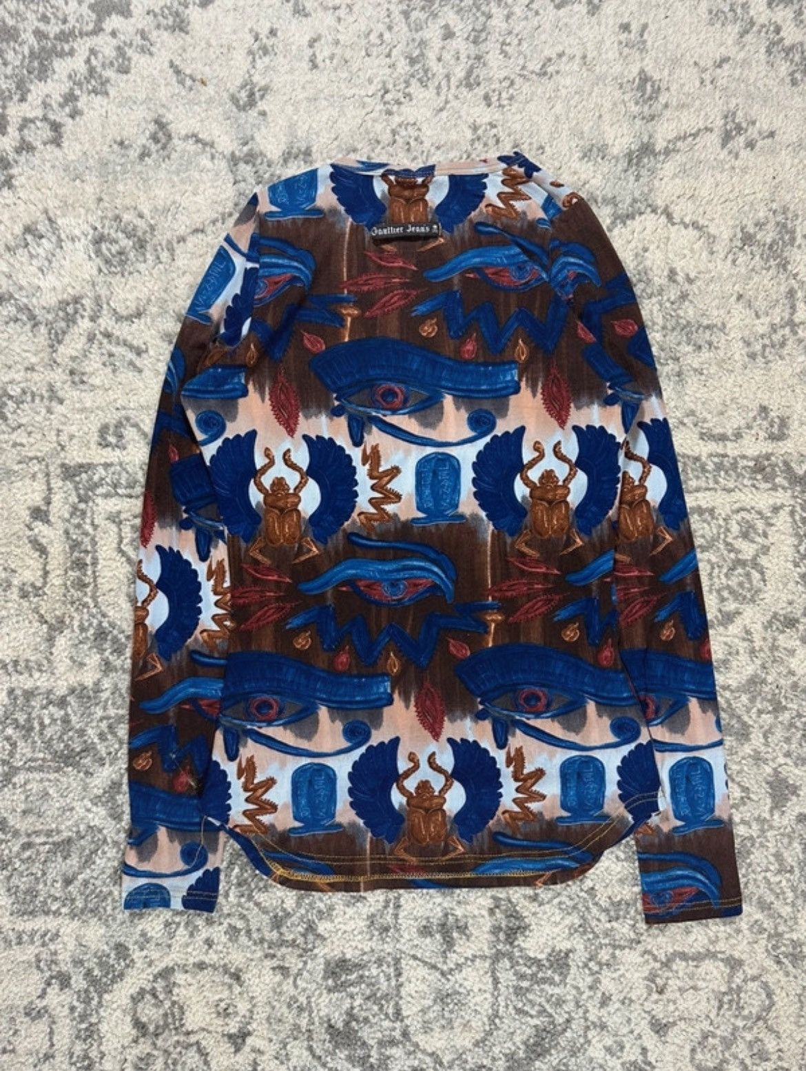 Jean Paul Gaultier SS1997 Horus Scarab Long-sleeve by Jean Paul Gaultier Size S / US 4 / IT 40 - 2 Thumbnail