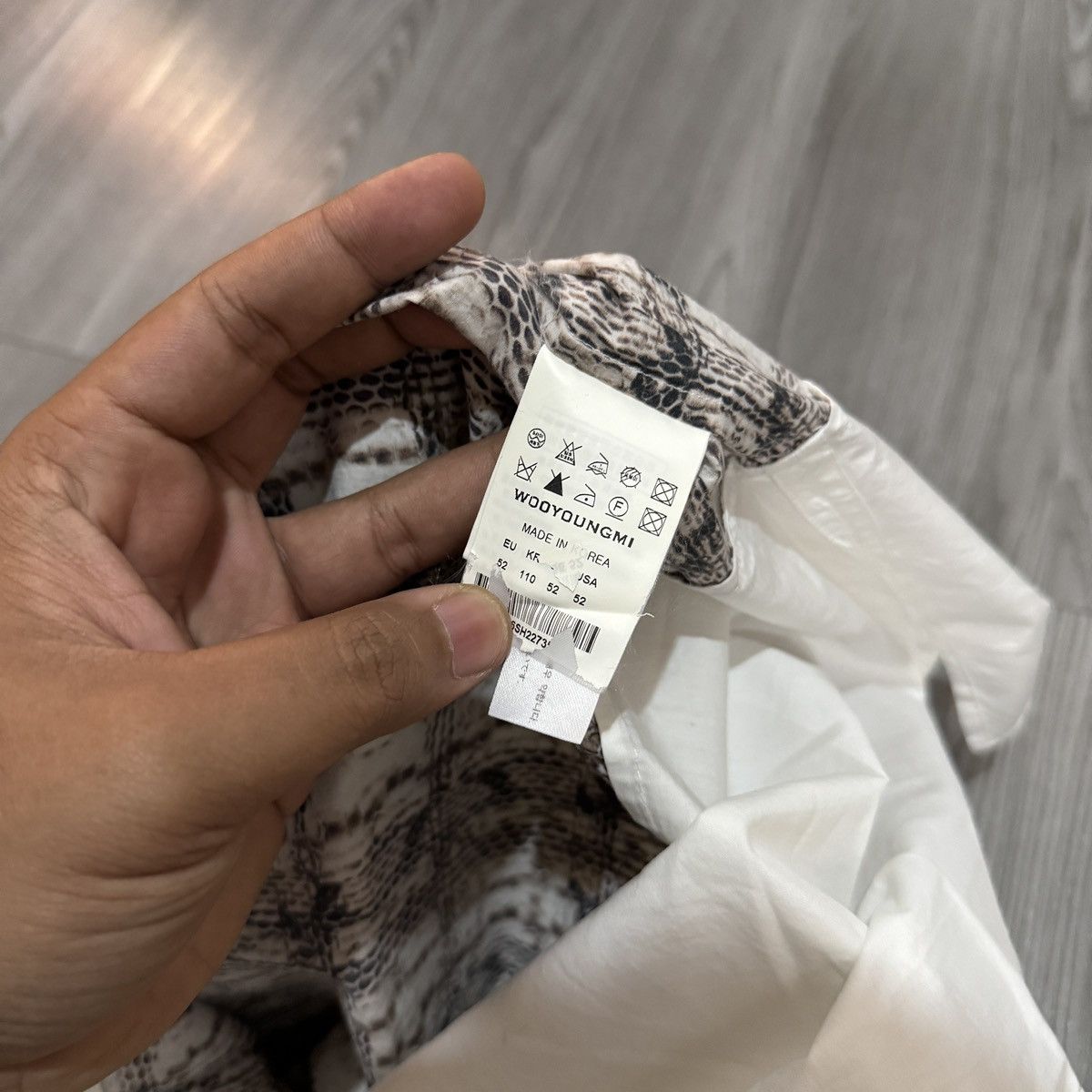 Wooyoungmi Wooyoungmi Snakeskin Button Ups Size US L / EU 52-54 / 3 - 5 Thumbnail