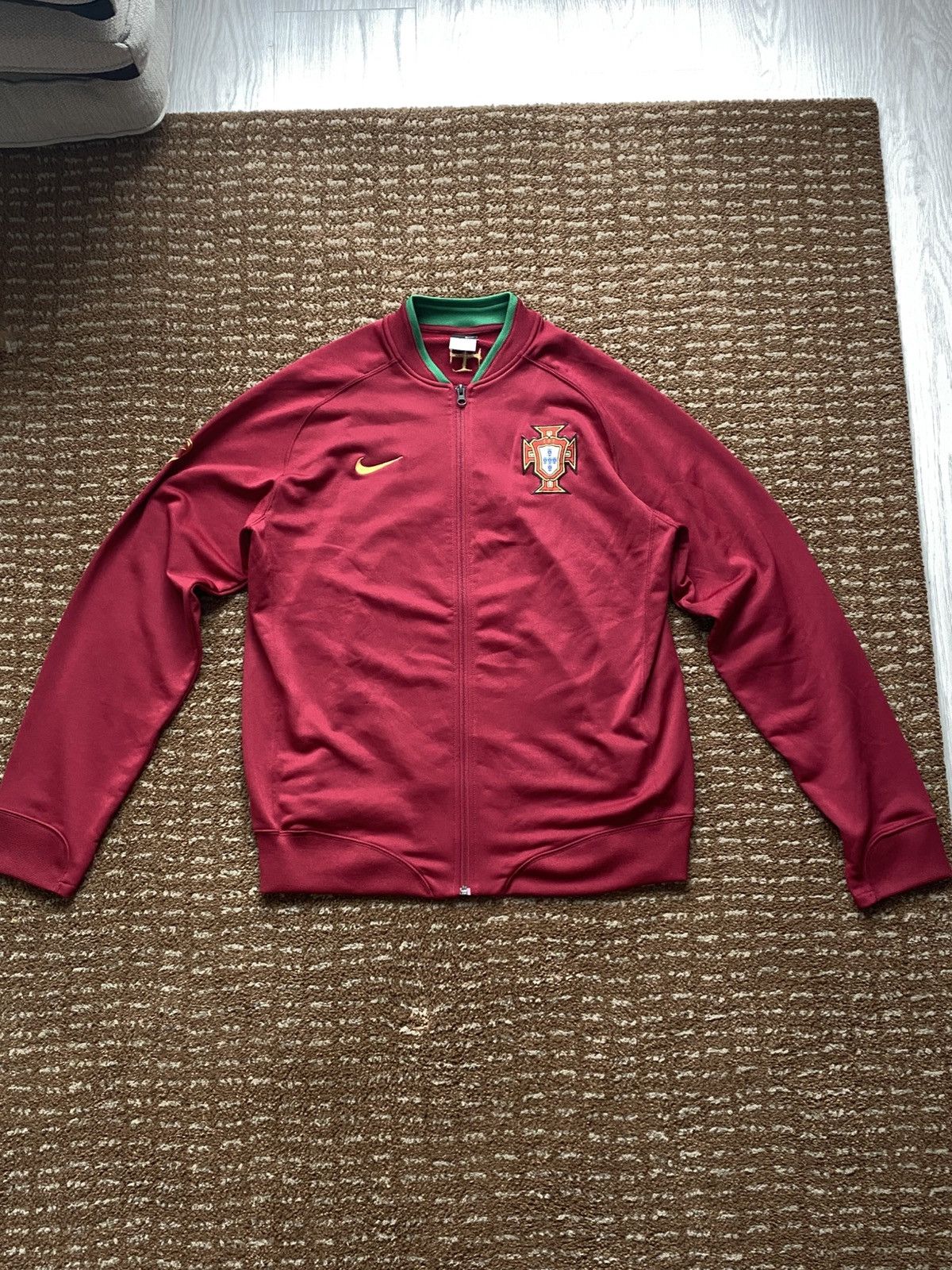 Nike Vintage Nike Portugal Track Jacket Ronaldo Size US XL / EU 56 / 4 - 1 Thumbnail