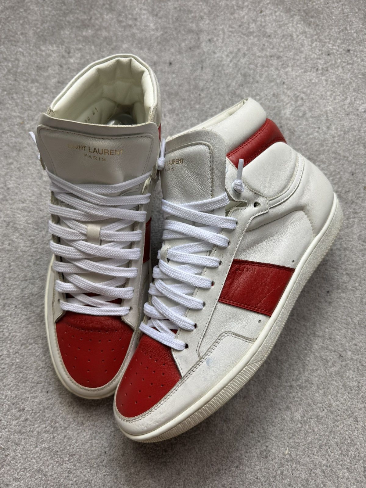 Saint Laurent Paris Saint Laurent SL/10H Suede Court Classic High