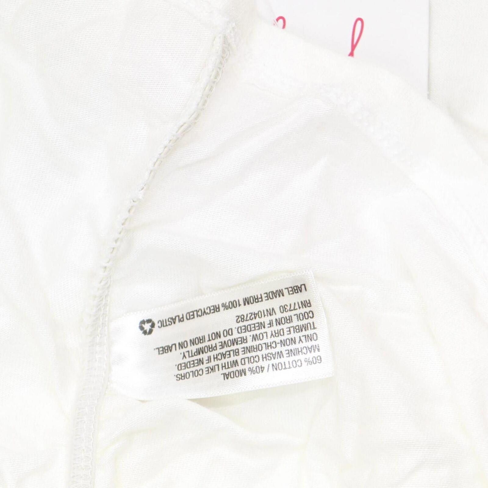 Designer Isabel Maternity By Ingrid & Isabel T-Shirt Tee White L Size L / US 10 / IT 46 - 4 Thumbnail