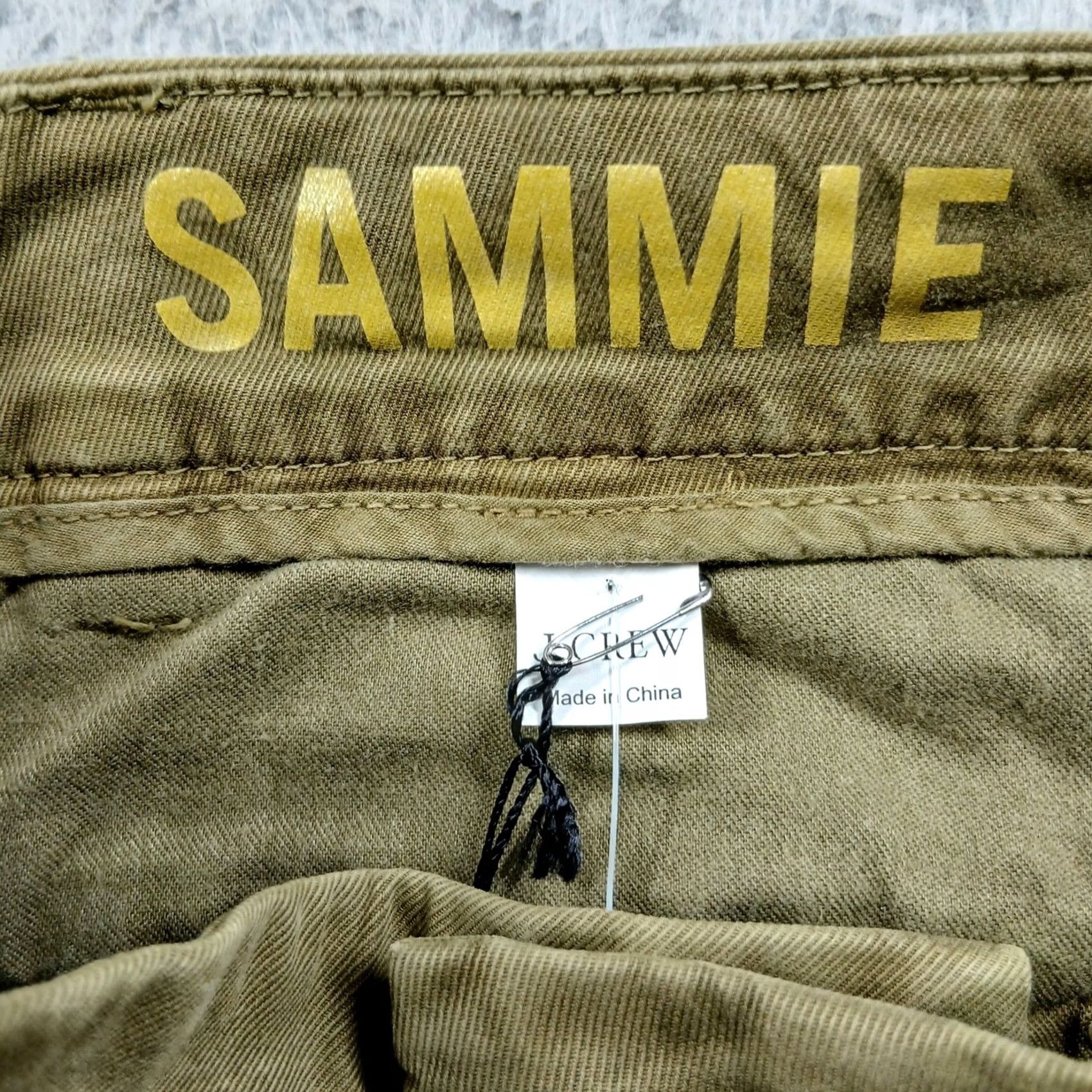 J.Crew J. Crew Sammie Chino Pants Crop Slim Kick Flare Green Womens 23 NWT Moss Size 40" / US 18 - 3 Thumbnail