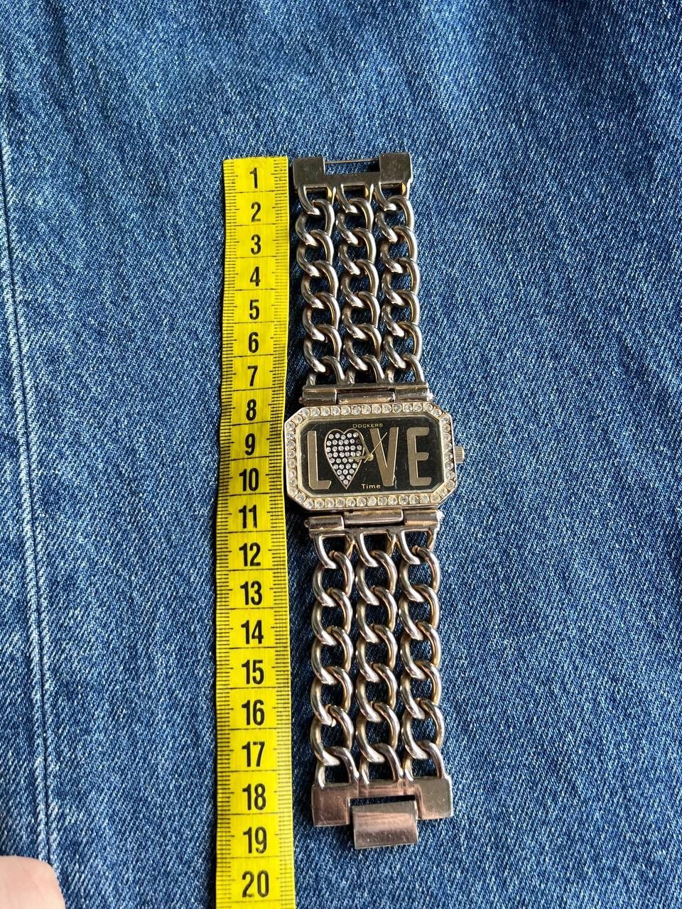 Japanese Brand × Vintage Vintage Japanese style Chain Metal futuristic Watch Bracelet Size ONE SIZE - 7 Thumbnail