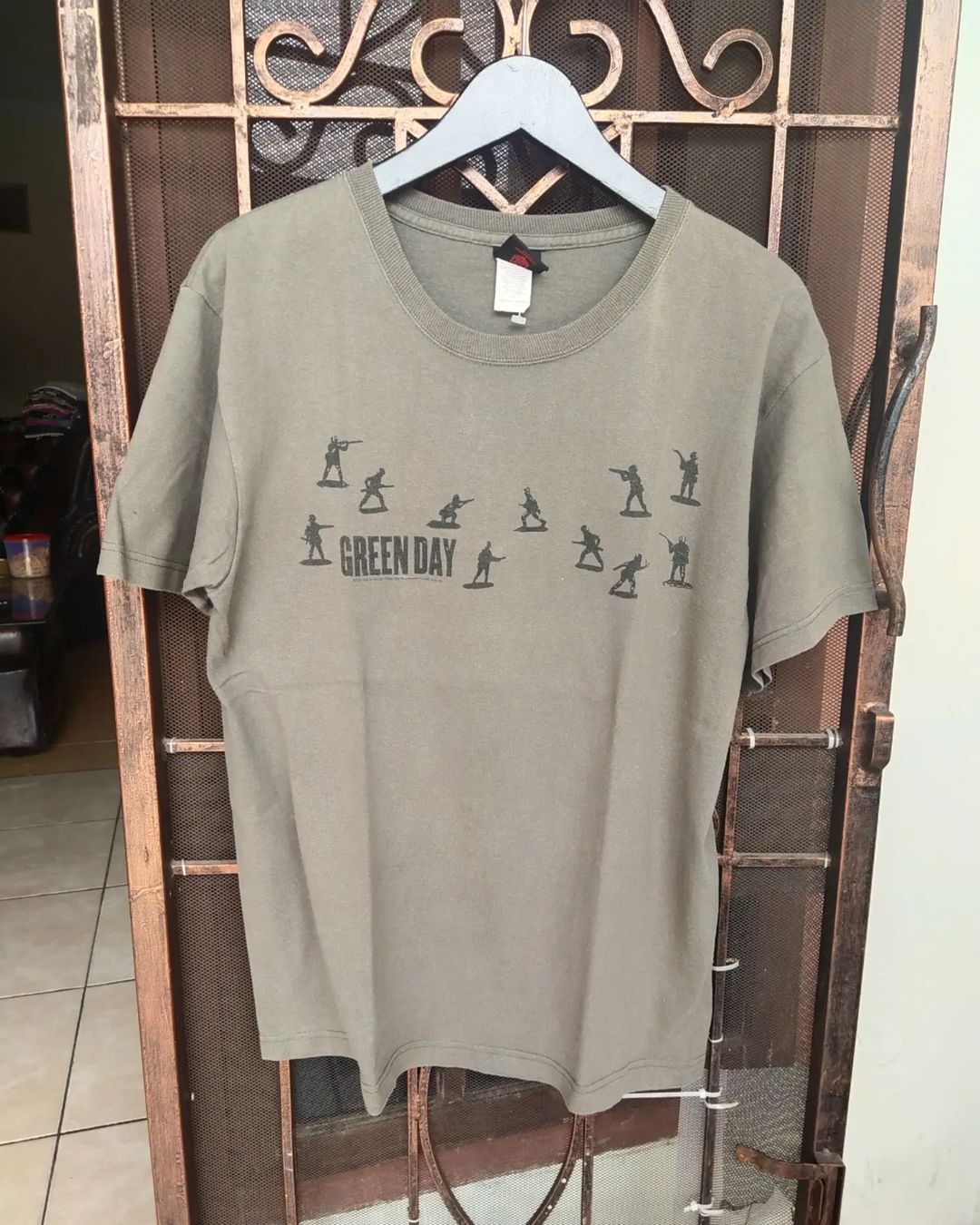 Vintage Rare Green Day Soldier Art Band Tees Pop Punk Rock