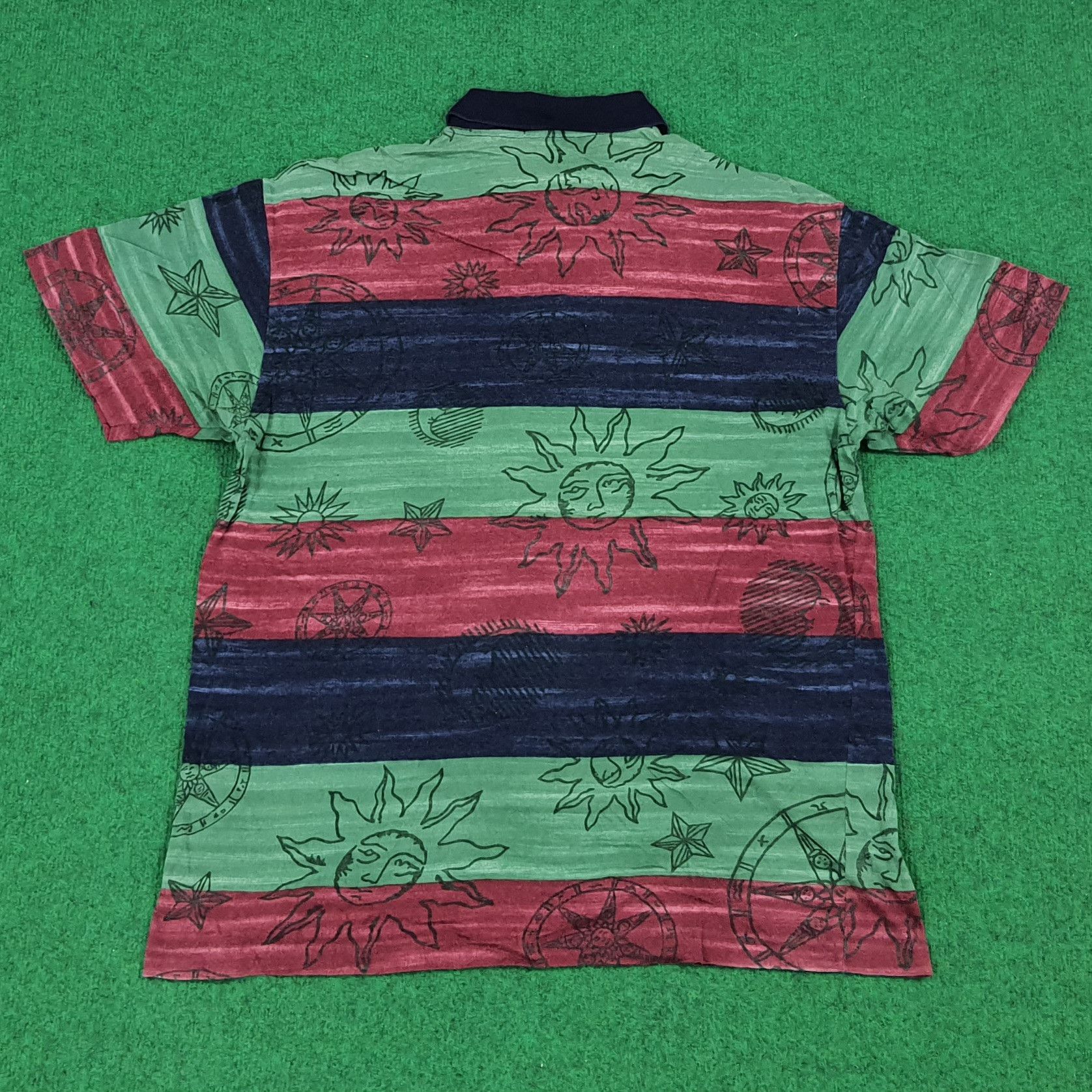 Givenchy × Vintage Vintage Givenchy Designer Stripes Polo Shirt Size US M / EU 48-50 / 2 - 3 Thumbnail