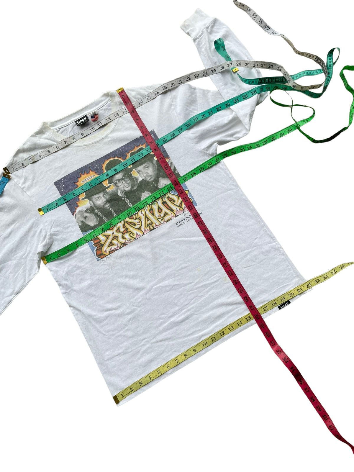 RUN DMC × Zephyr Zephy Run Dmc Long Sleave Tshirt Size US L / EU 52-54 / 3 - 13 Thumbnail