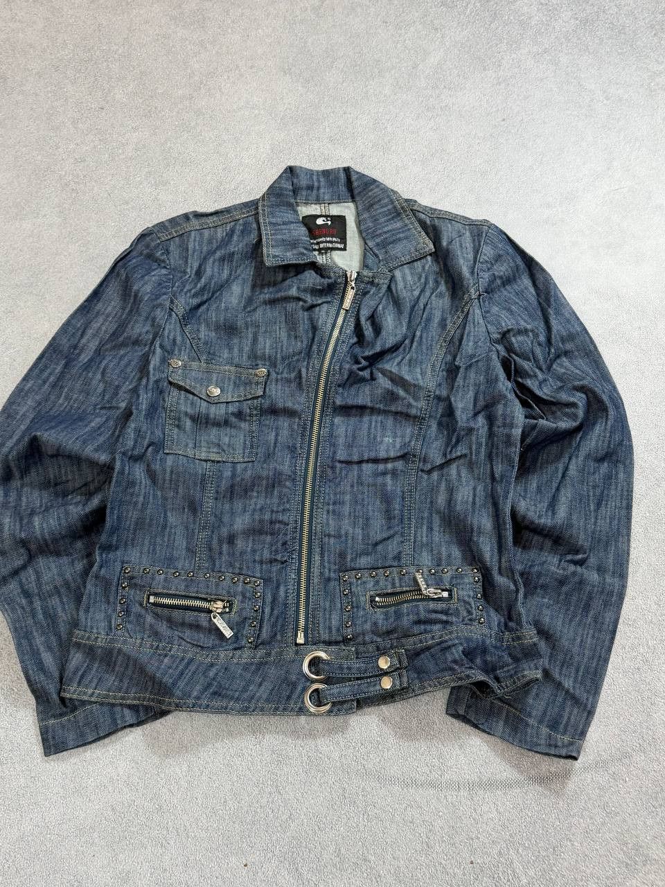 Japanese Brand Denim buttons hype hysteric glamour style denim jacket y2k Size US S / EU 44-46 / 1 - 4 Thumbnail