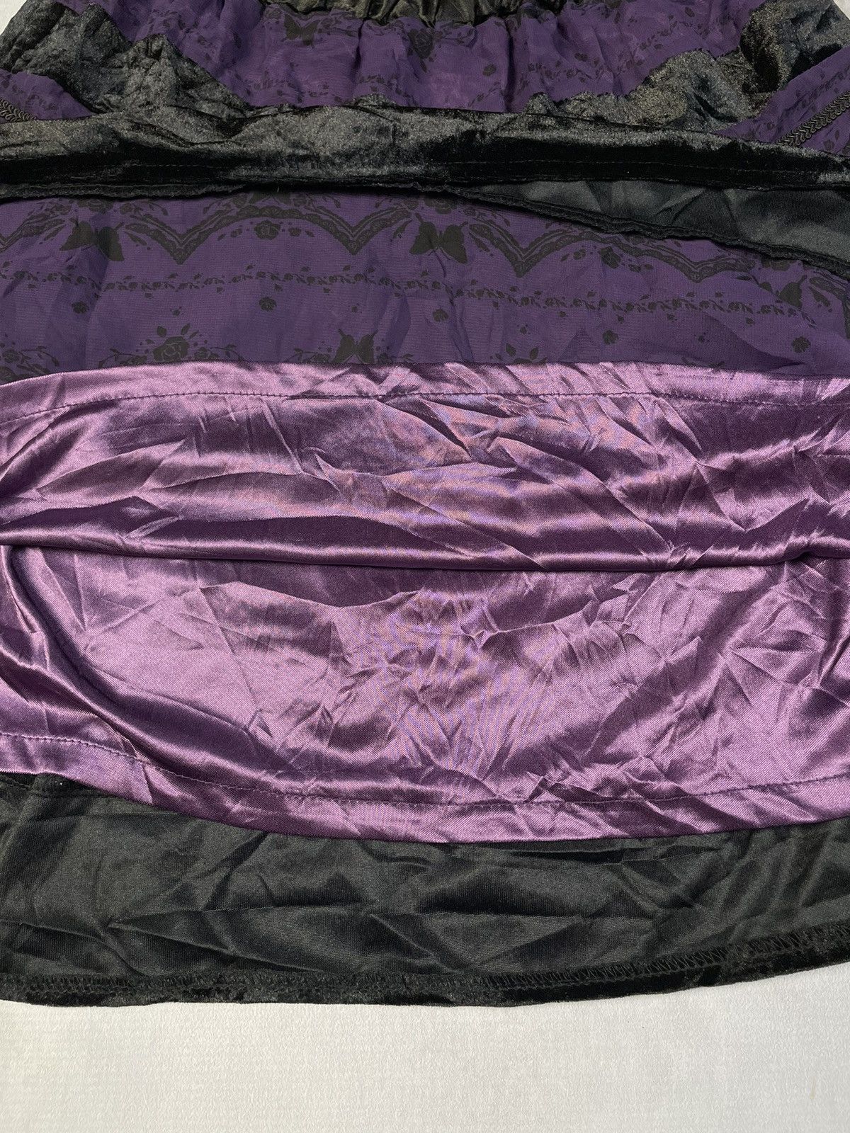 LIZ LISA Axes Femme Dark Coquette Lolita Butterfly Purple Skirt Size 25" / US 0 / IT 36 - 5 Thumbnail
