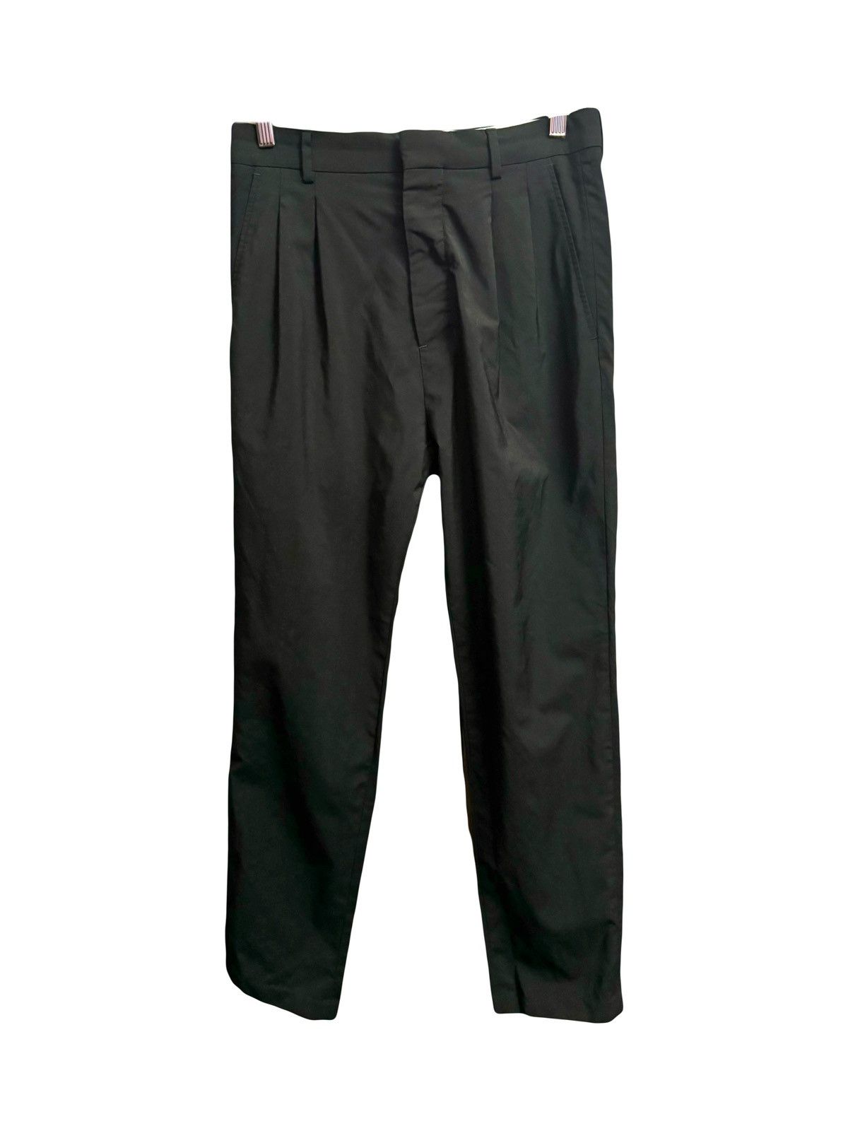 Ami paris men 36 xs black wool tailored pants