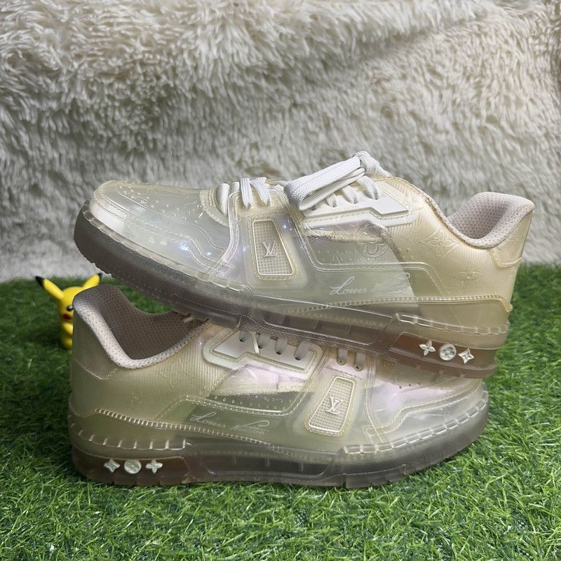 Louis Vuitton Louis Vuitton Trainer Monogram Iridescent Sneakers - Size US 8 / EU 41 - 7 Thumbnail
