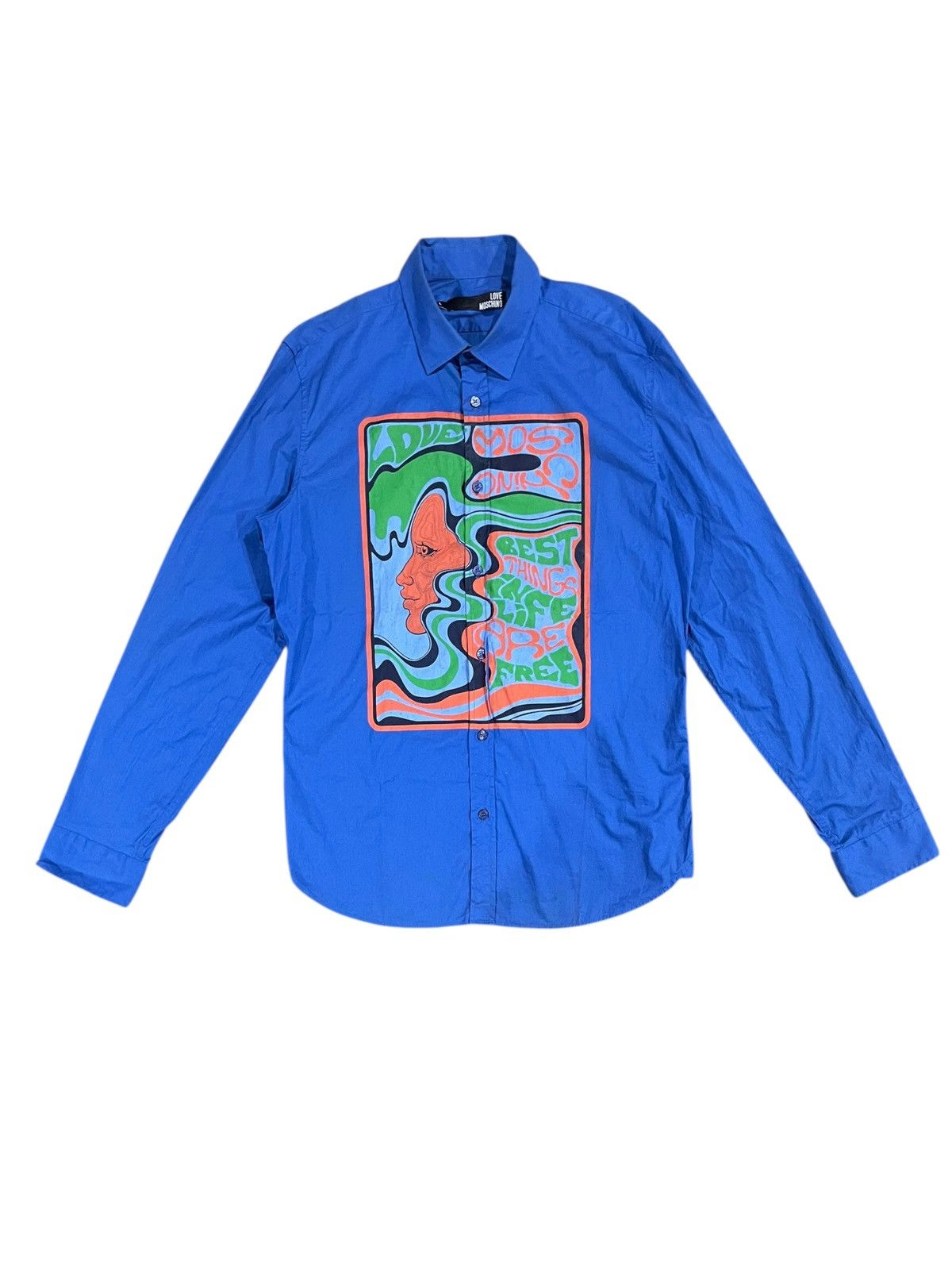 Moschino Love Moschino Woodstock Inspire Shirts Size US L / EU 52-54 / 3 - 1 Thumbnail