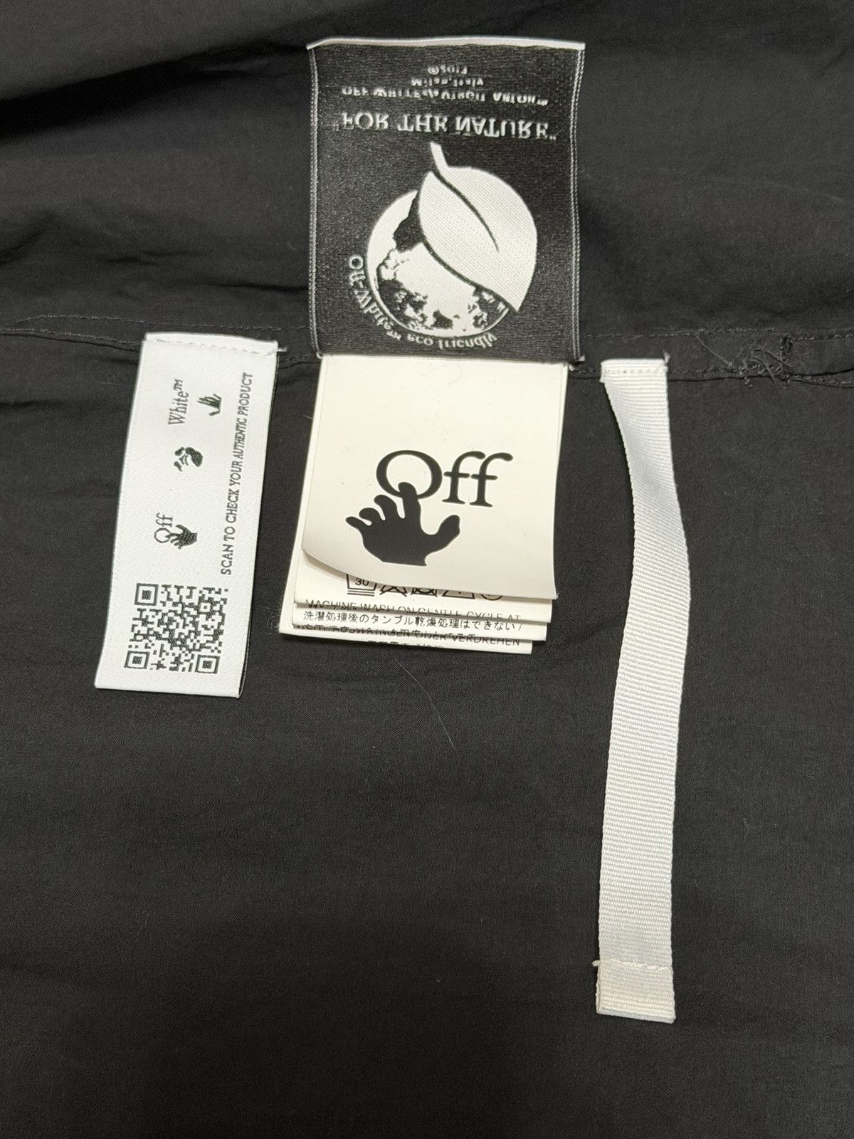 Off-White Off-White logo-embroidered black button up Size US L / EU 52-54 / 3 - 7 Thumbnail