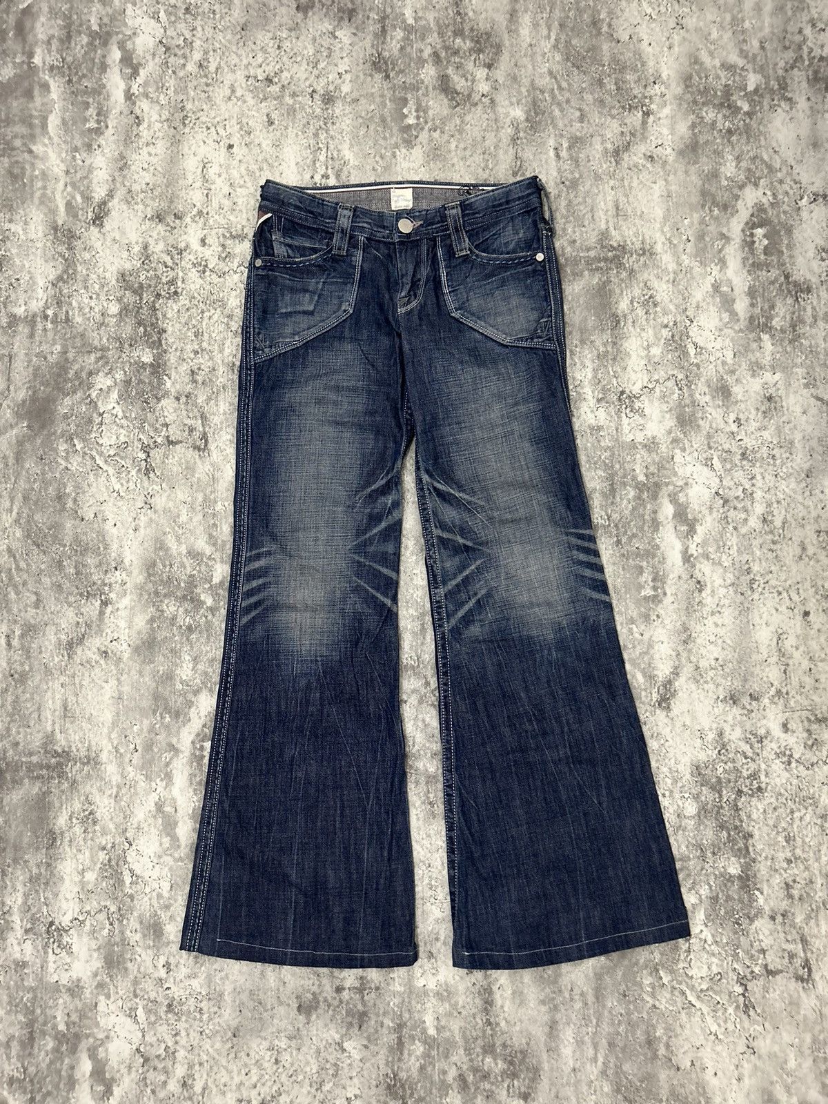 Tornado Mart Vintage Japanese Brappers Flare Jeans Size 28" / US 6 / IT 42 - 2 Thumbnail
