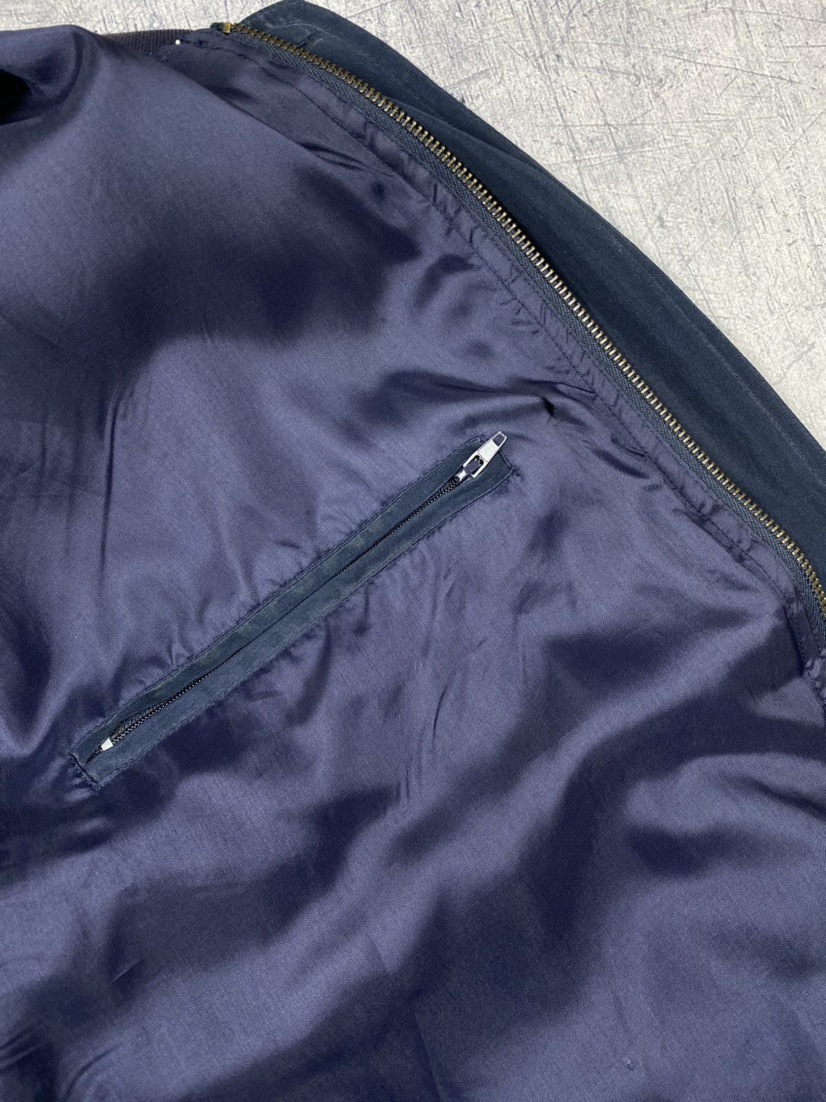 Paul & Shark 80s Vintage Paul & Shark pure silk lightweight bomber jacket Size US L / EU 52-54 / 3 - 16 Thumbnail