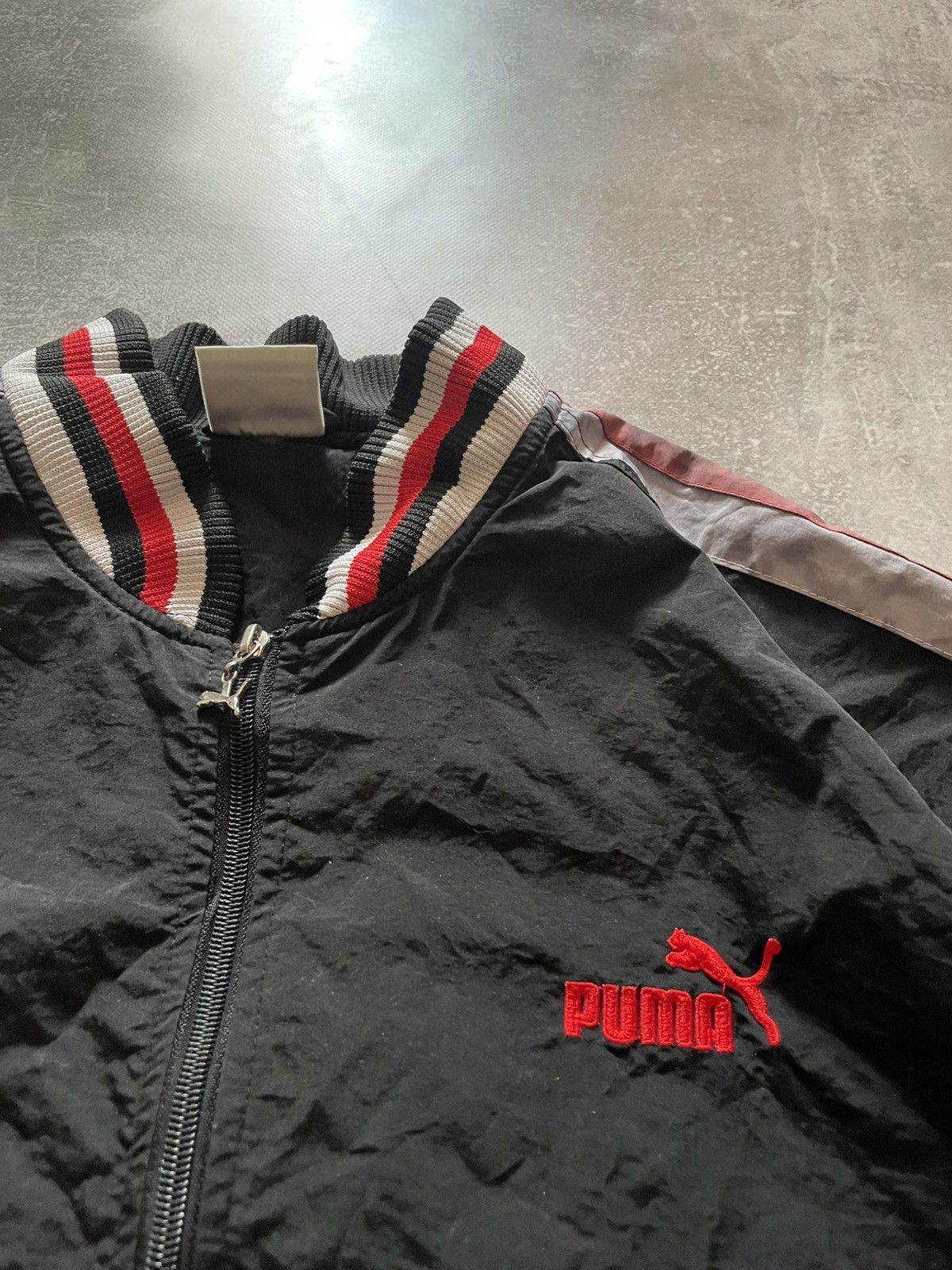 Puma Vintage Puma Nylon Bomber Jacket Size US XL / EU 56 / 4 - 9 Thumbnail