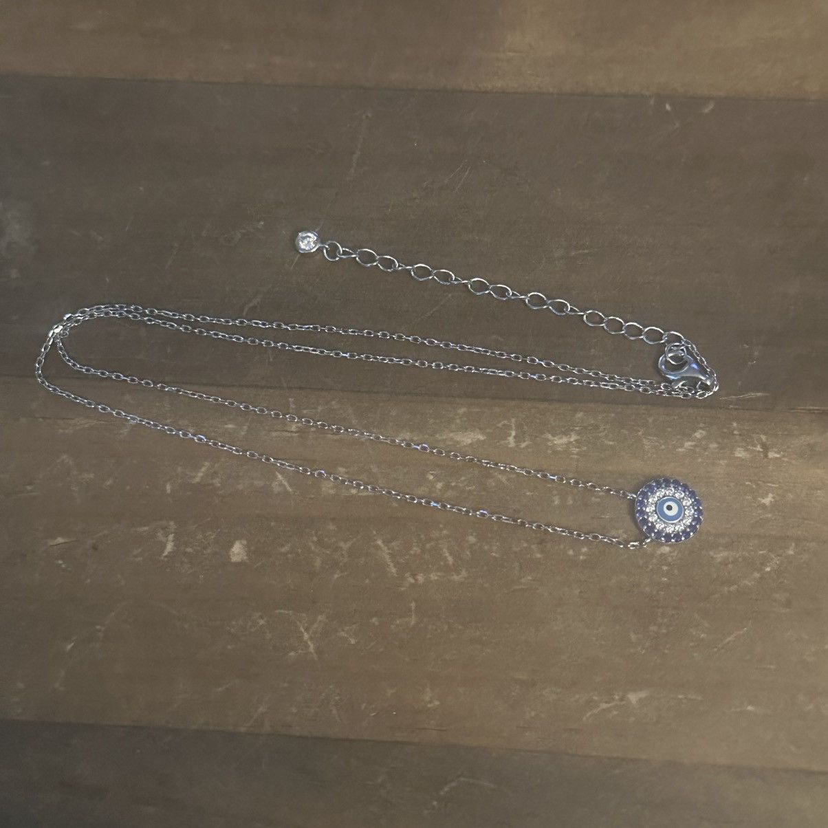 Other Dainty 925 silver cubic zirconia evil eye necklace Size ONE SIZE - 5 Thumbnail