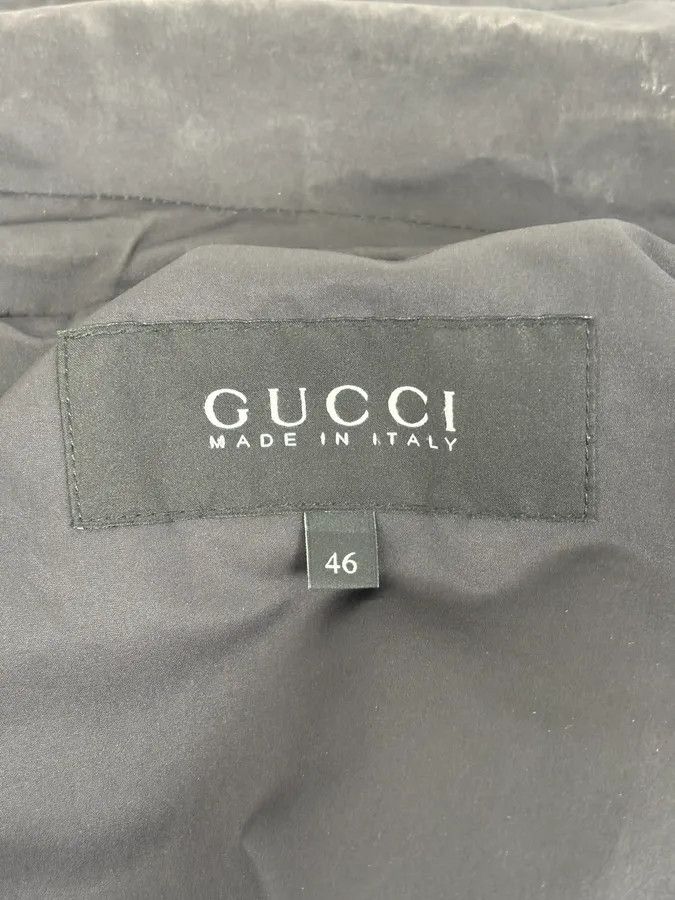 Gucci AW2010 Gucci Navy & Black Nylon & Leather Cargo Jacket Size US M / EU 48-50 / 2 - 10 Thumbnail