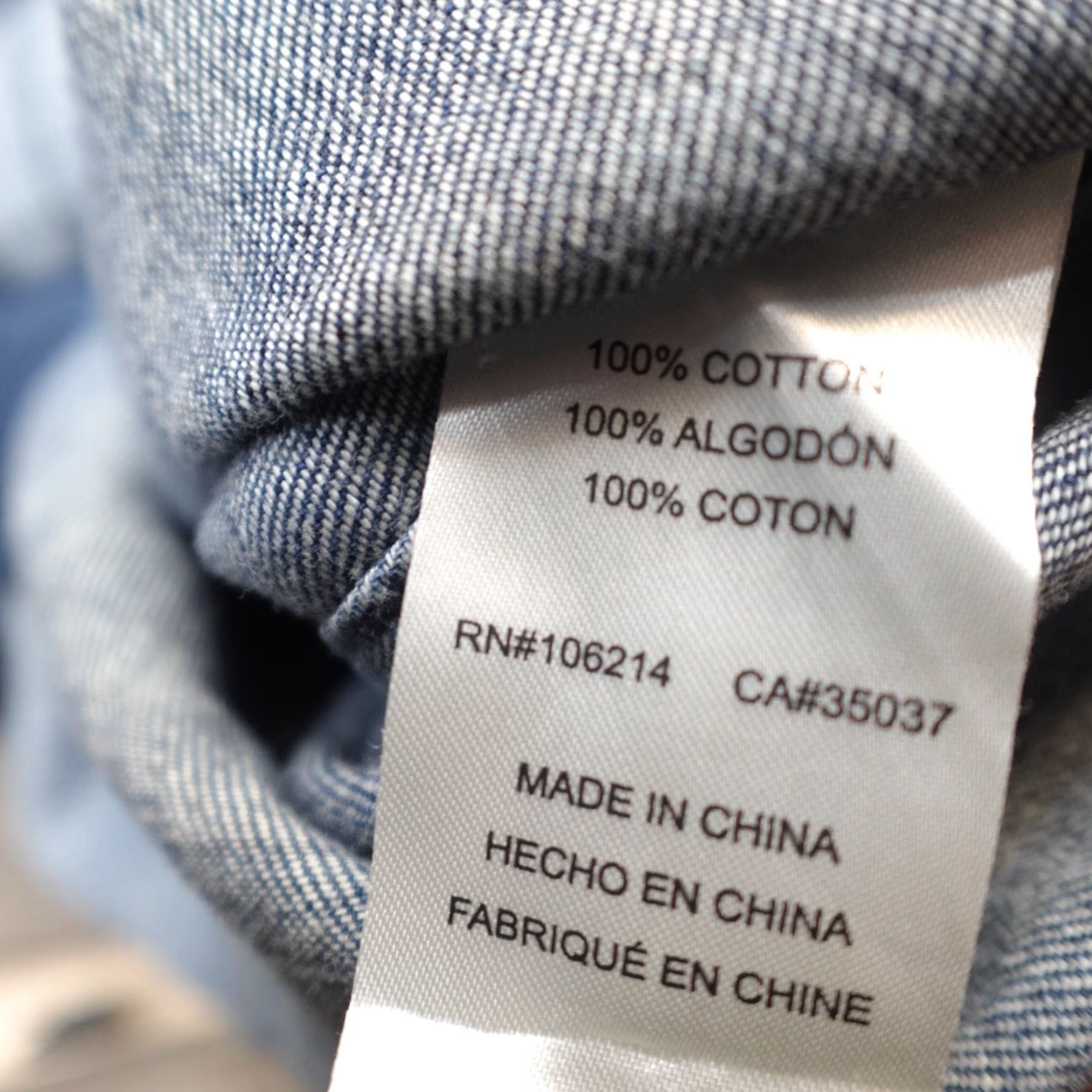 Vintage Joe's Jeans Shirt XL Blue Button Front Cotton NEW Men Size US XL / EU 56 / 4 - 4 Thumbnail