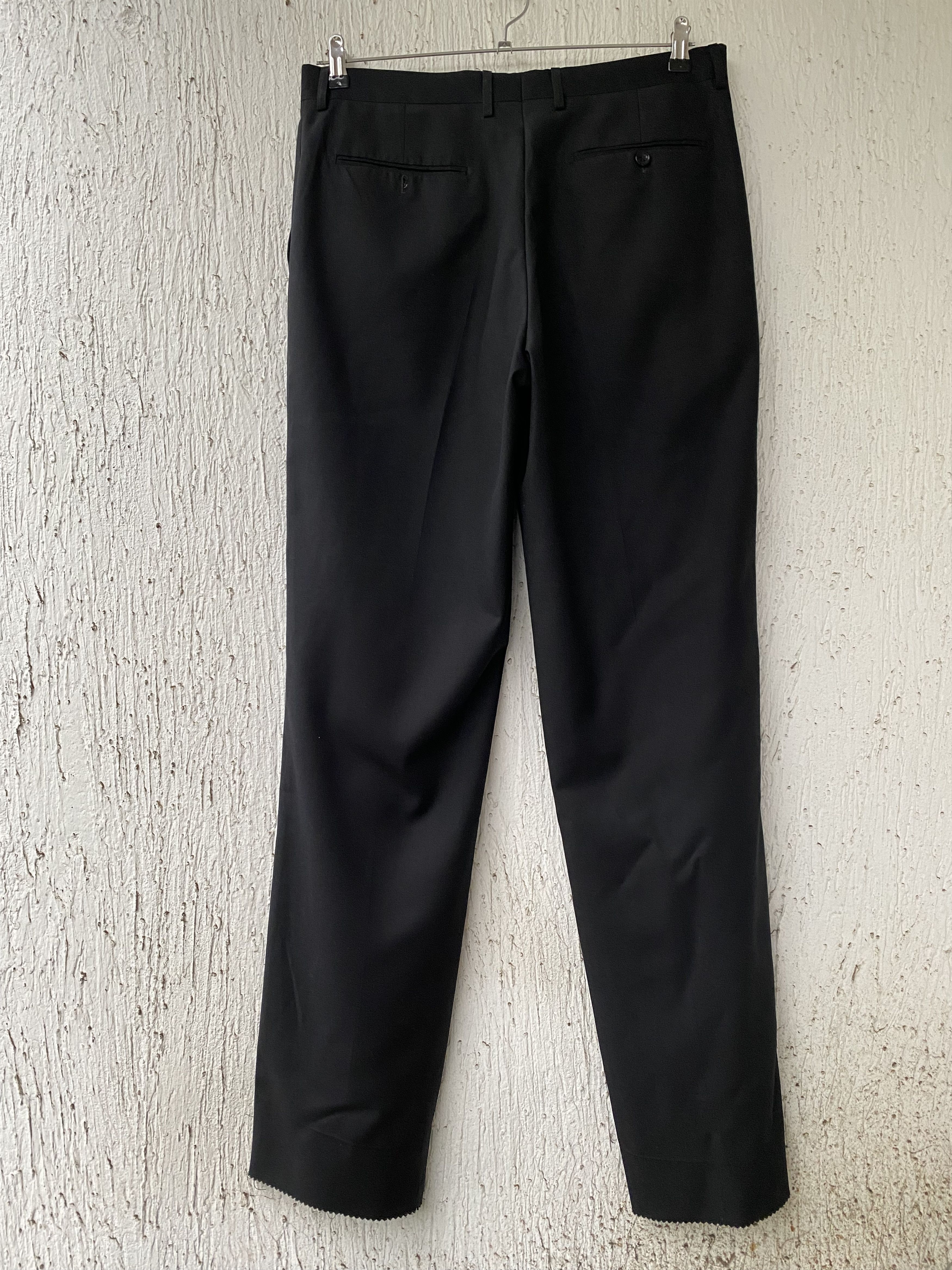 Yohji Yamamoto wide black wool pant Size US 36 / EU 52 - 3 Thumbnail