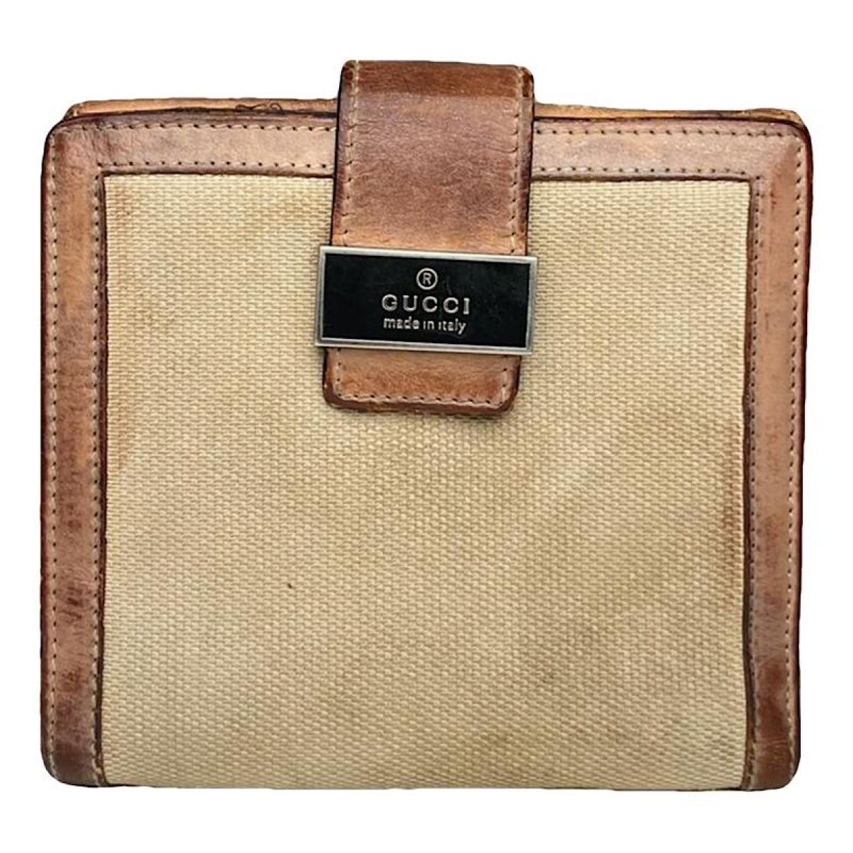 Gucci Zumi Beige Cotton Wallet Size ONE SIZE - 1 Thumbnail