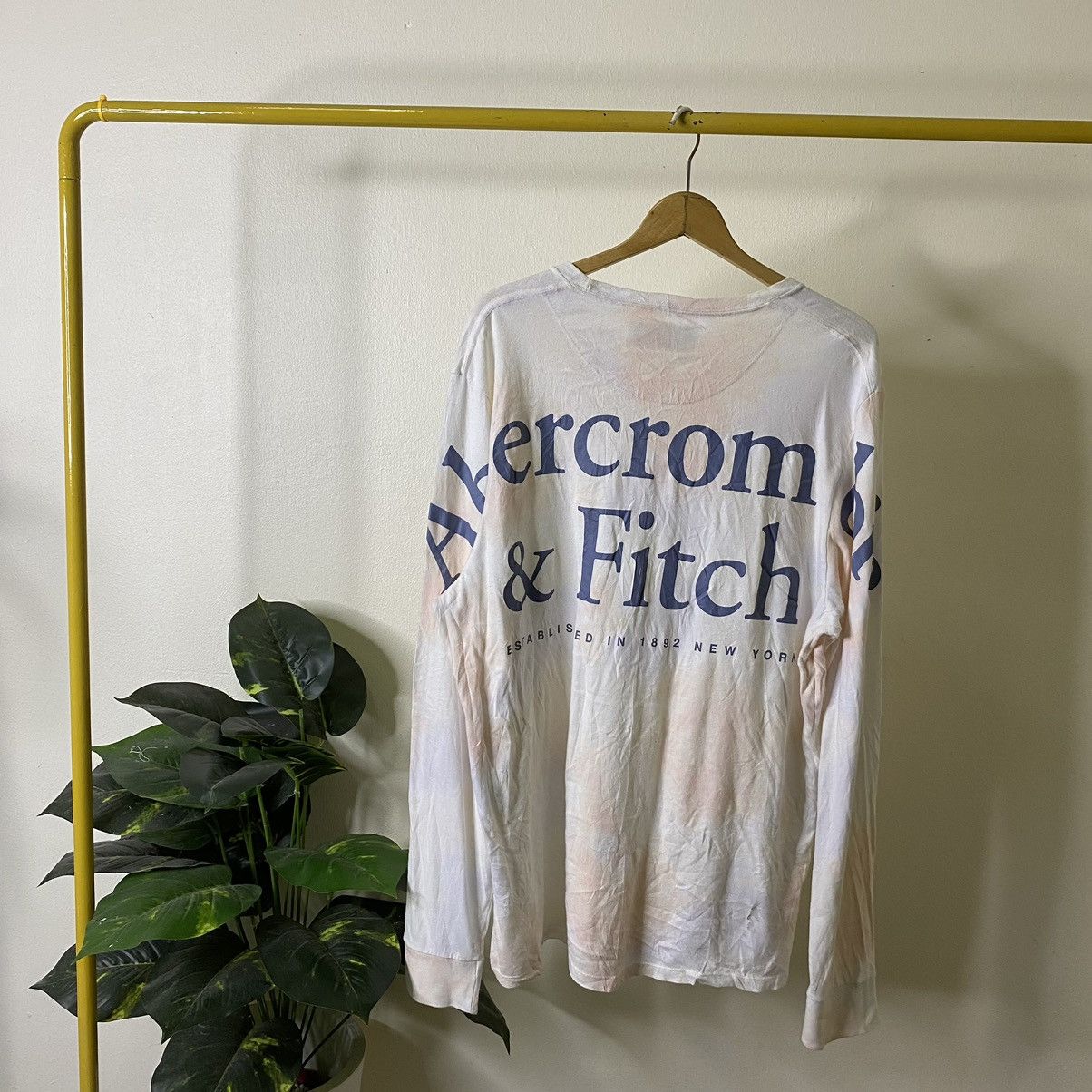 Abercrombie & Fitch Y2K Abercrombie & Fitch Cotton Candy LS T Shirt Size US XXL / EU 58 / 5 - 1 Thumbnail