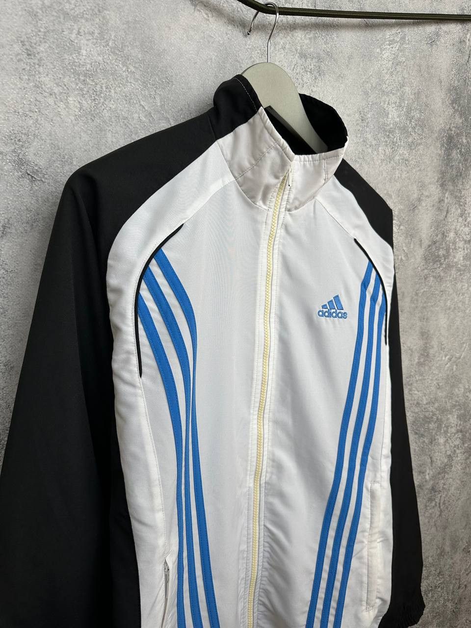 Adidas Adidas Vintage Track Jacket Windbreaker 3-Stripes Y2k Style Size US S / EU 44-46 / 1 - 3 Thumbnail